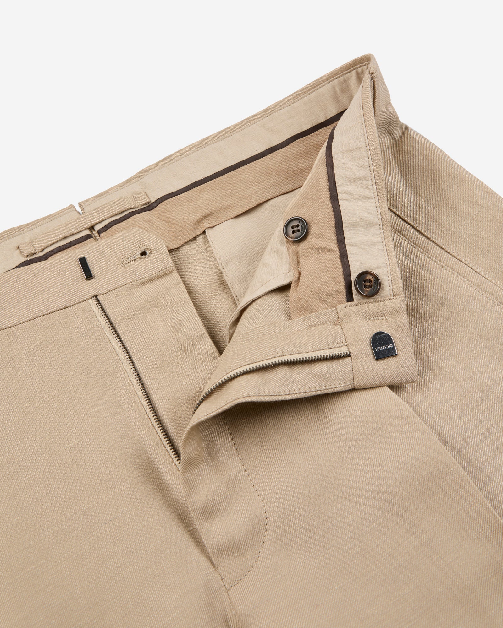 Seamless wool and linen trousers - Image 6