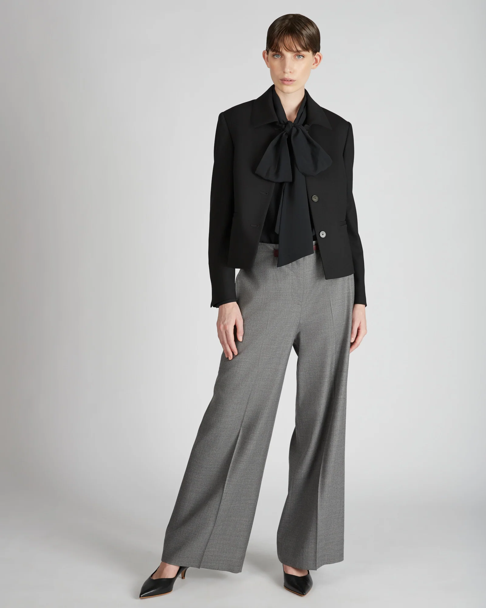 Silk and acetate crêpe de chine wide fit shirt - Image 5