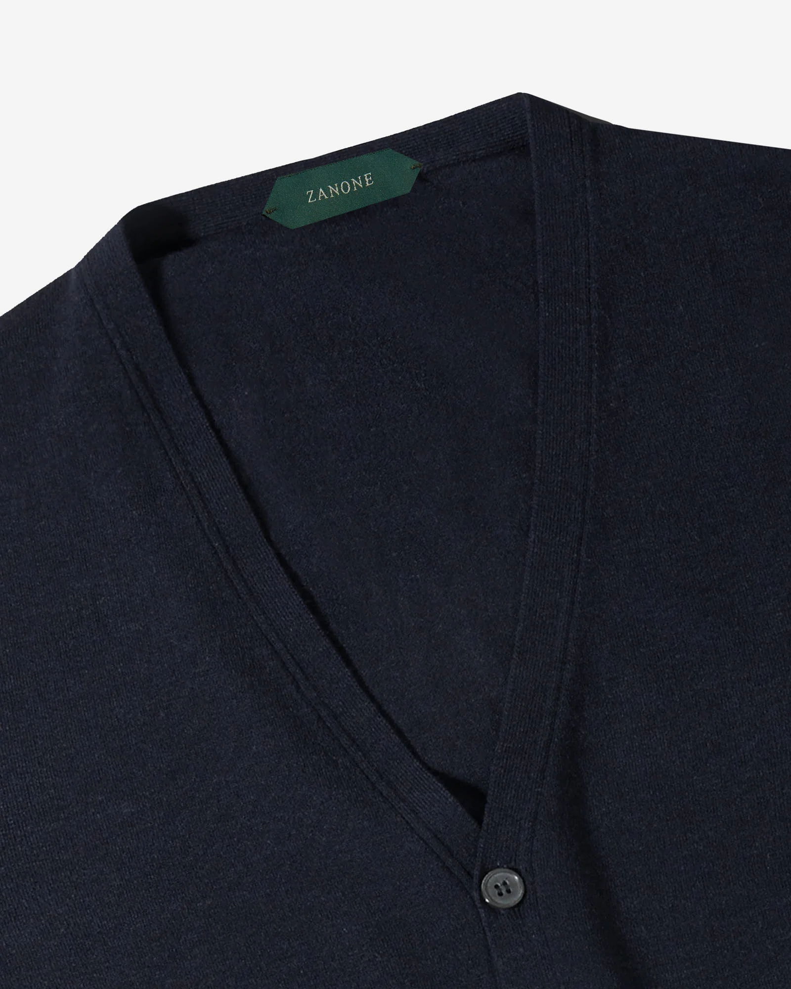 Slim-fit cardigan in certified Flexwool - Image 6