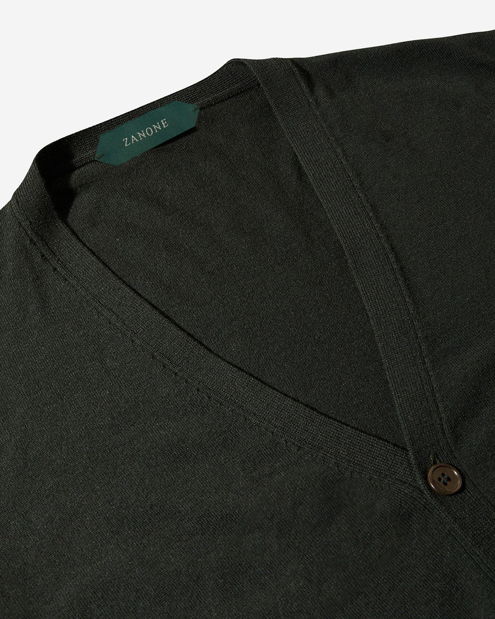 Slim-fit cardigan in certified Flexwool - Image 6