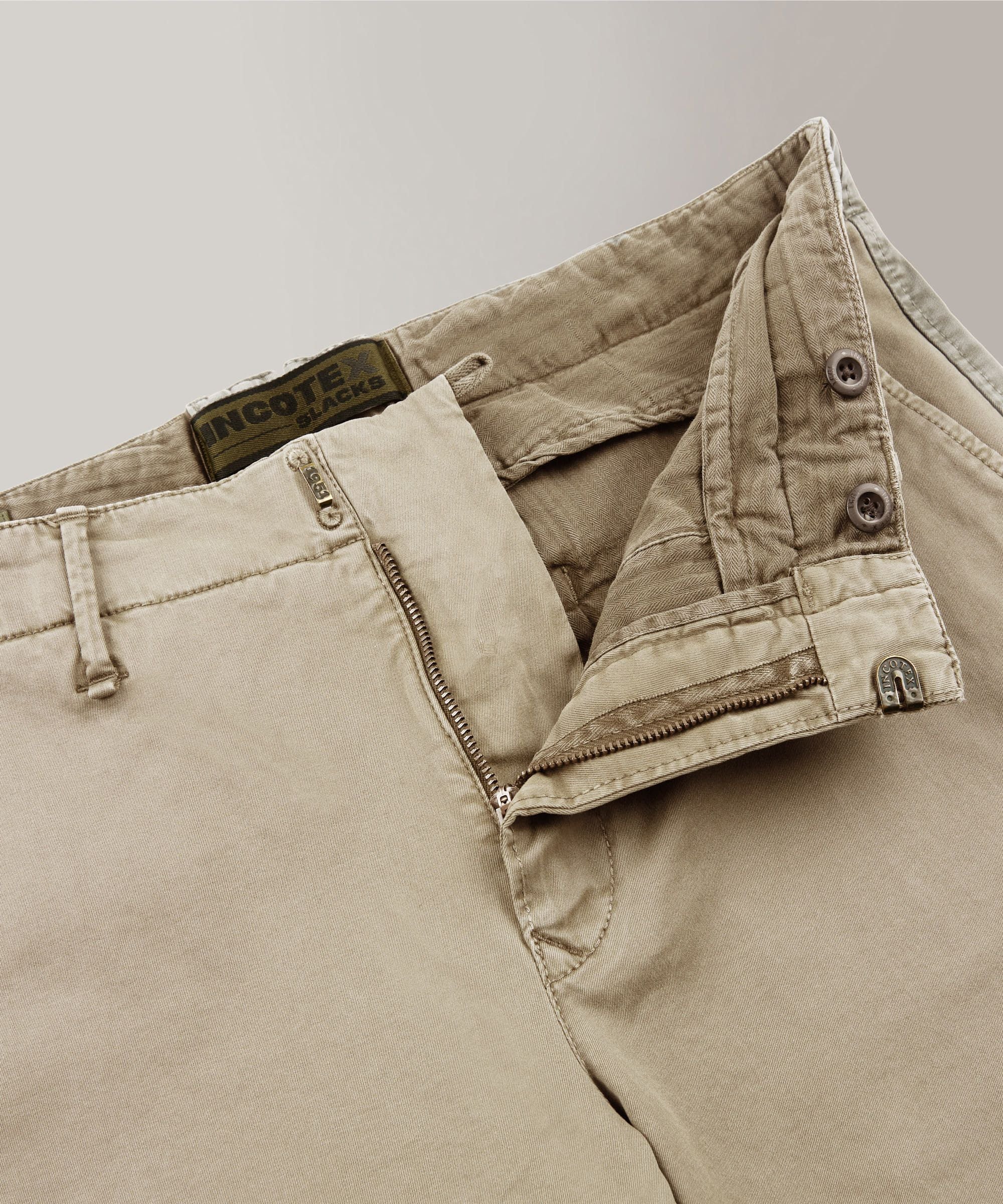 Slim-fit certified stretch gabardine trousers - Image 6