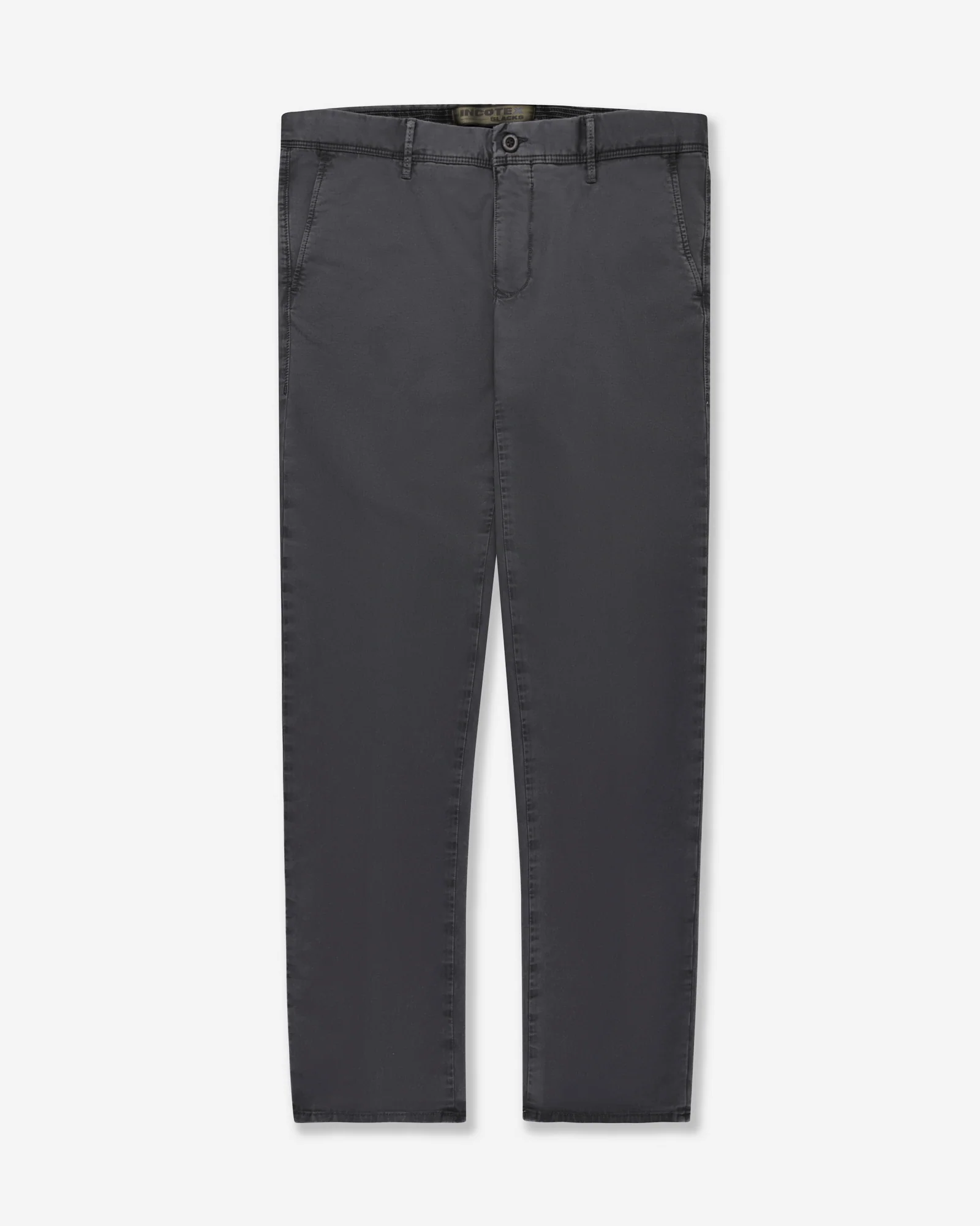 Slim-fit certified stretch gabardine trousers