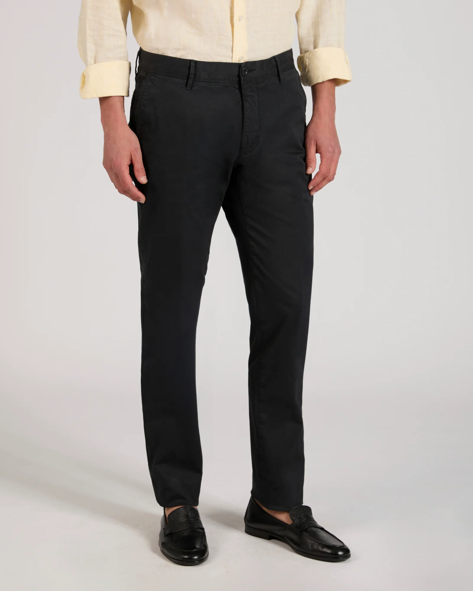 Slim-fit certified stretch gabardine trousers - Image 2