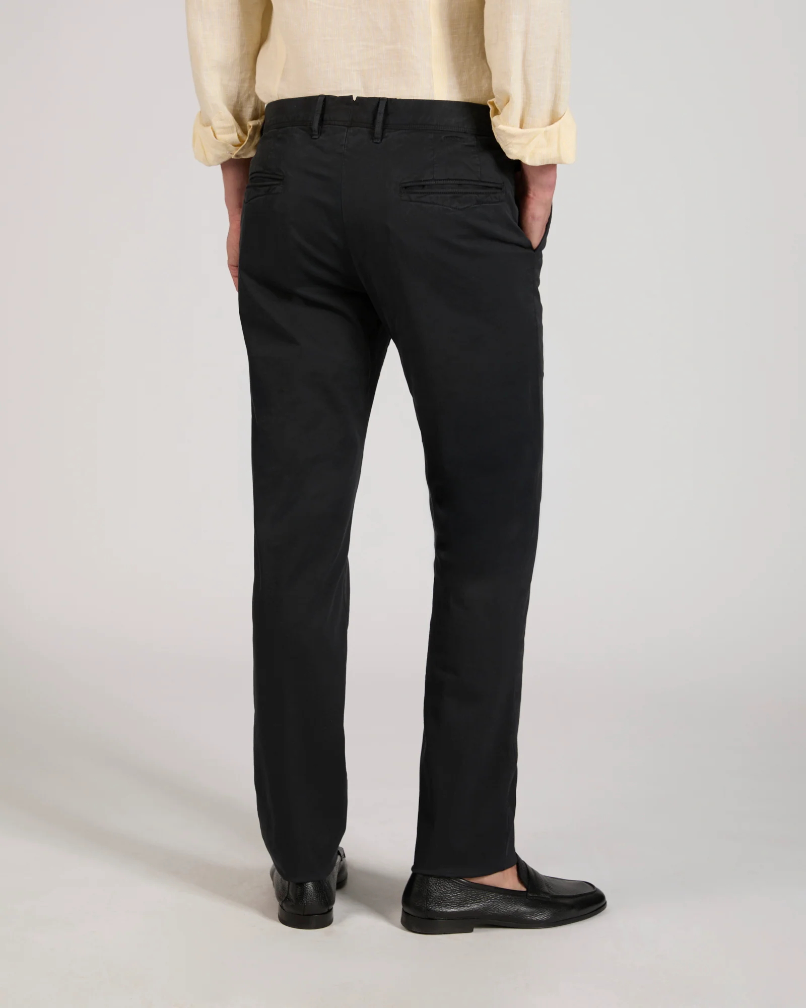 Slim-fit certified stretch gabardine trousers - Image 3