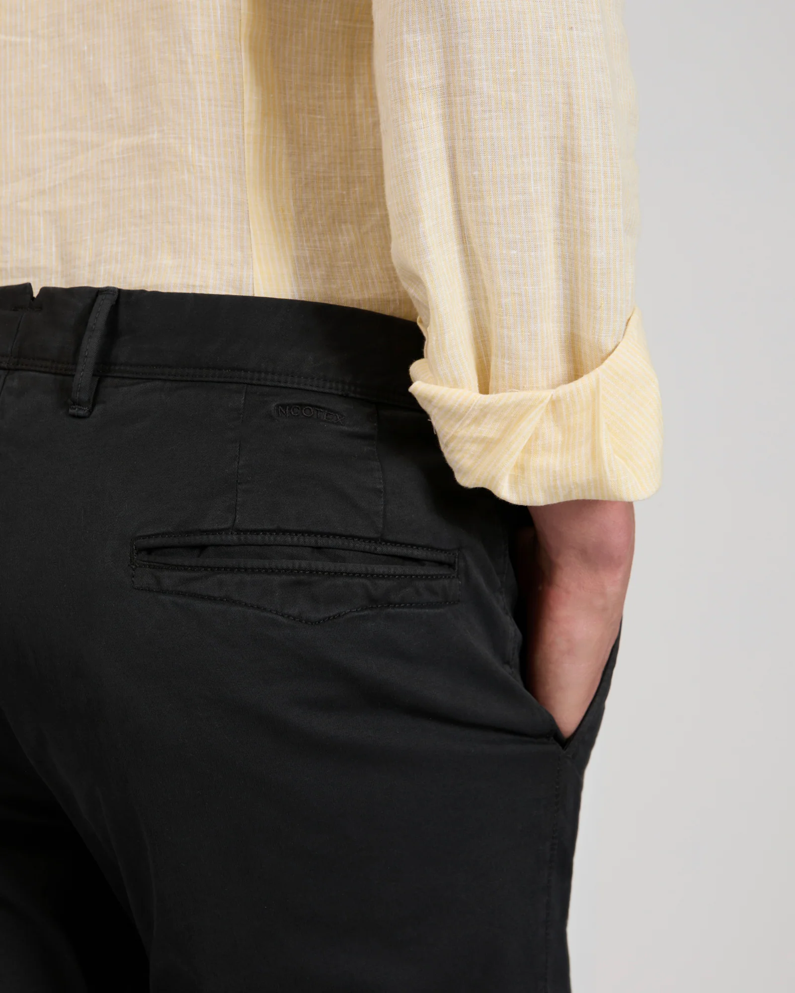 Slim-fit certified stretch gabardine trousers - Image 4