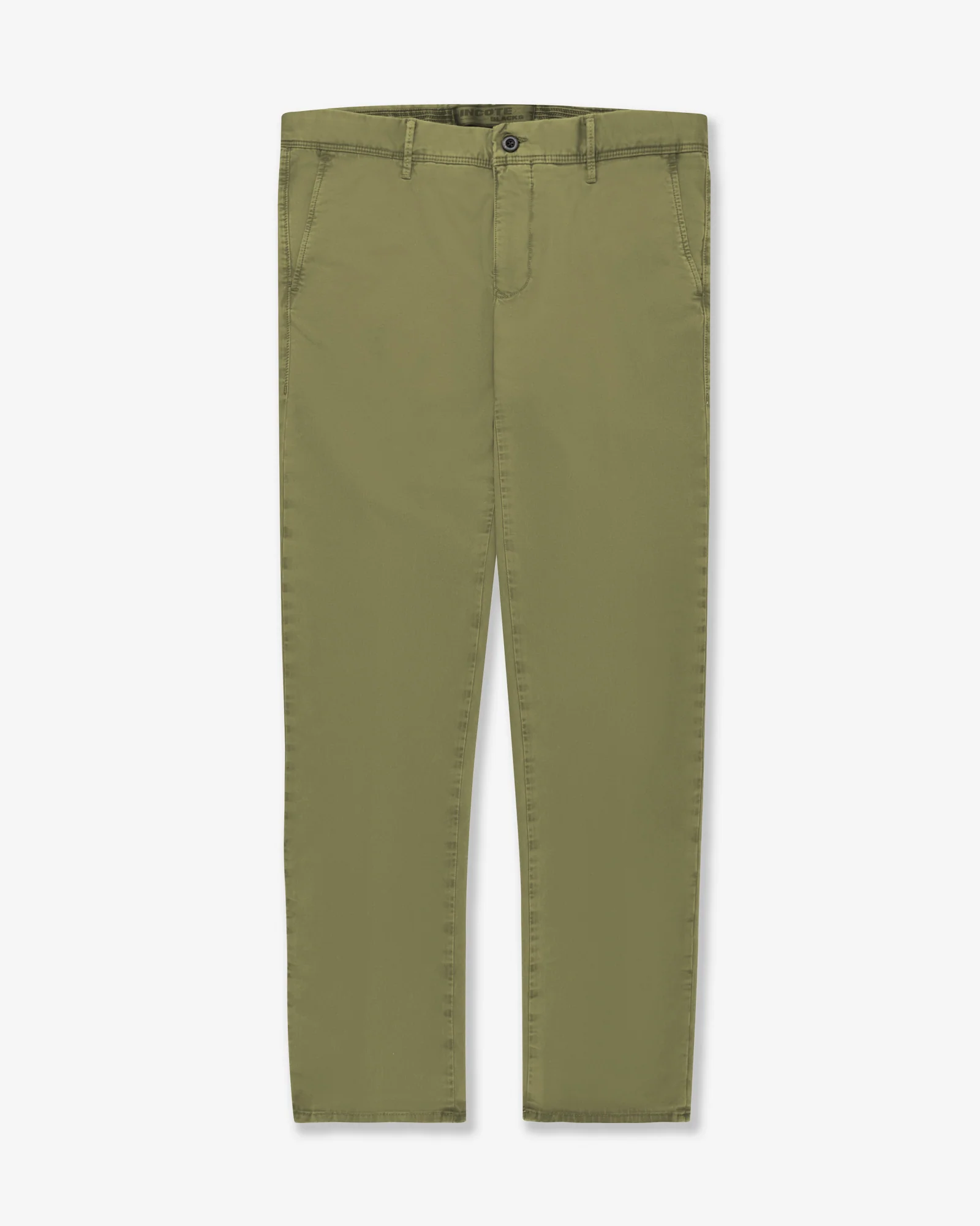 Slim-fit certified stretch gabardine trousers