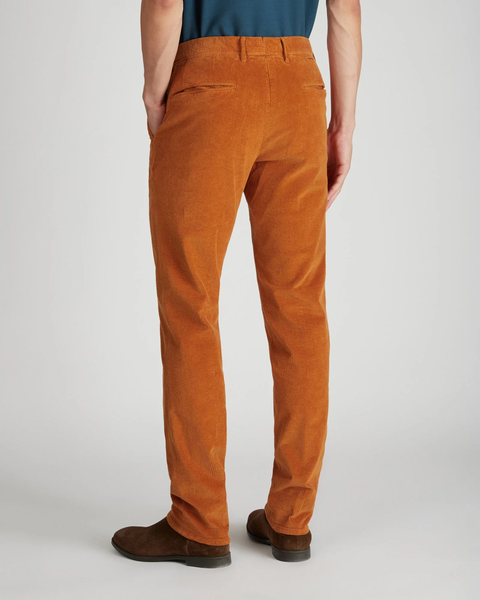 Slim fit corduroy trousers - Image 3