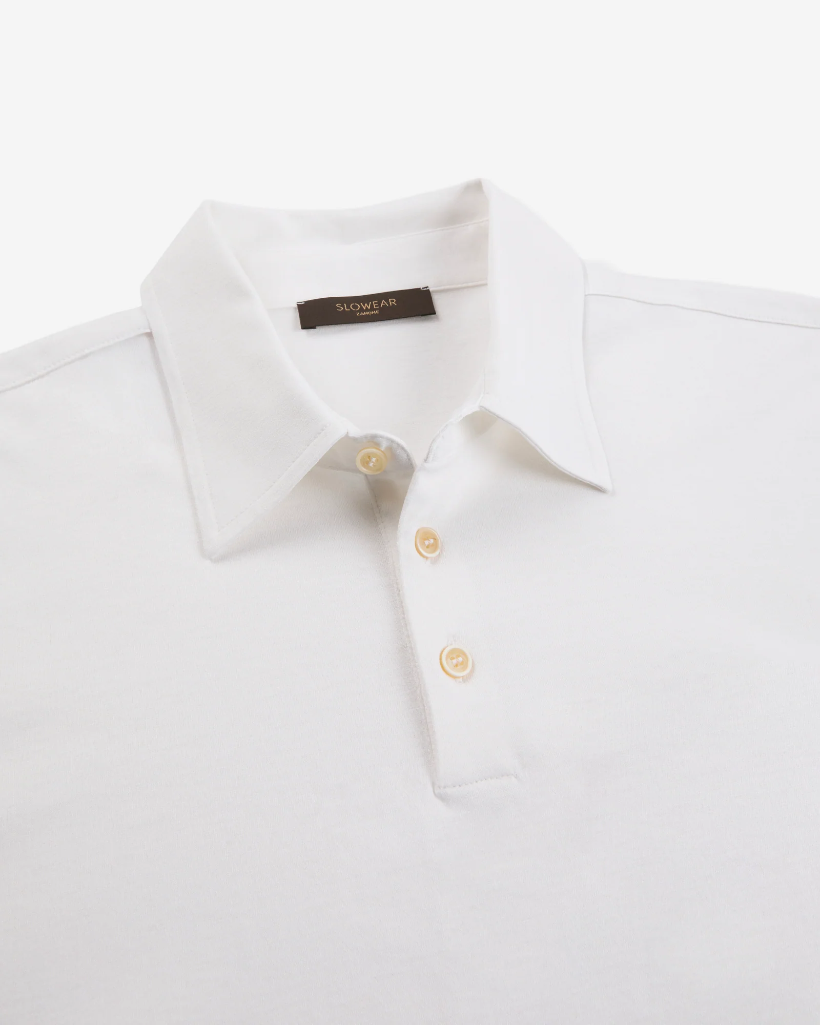 Slim fit cotton and silk jersey polo shirt - Image 6