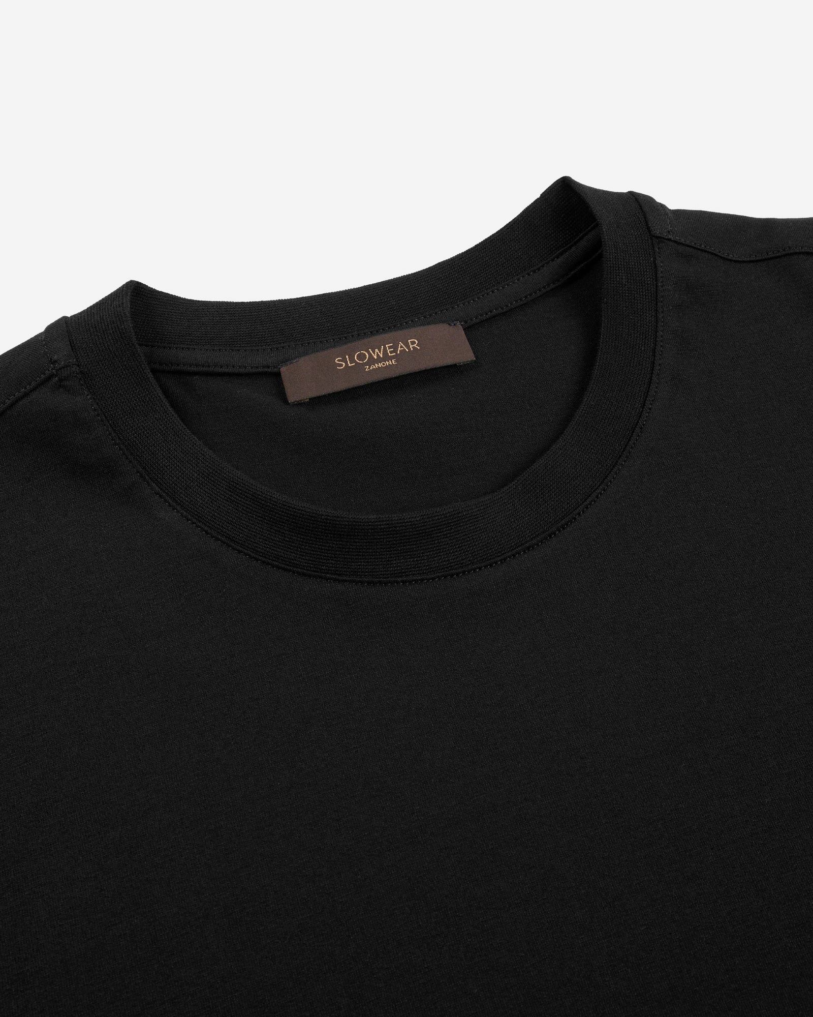 Slim fit cotton and silk jersey T-shirt - Image 6