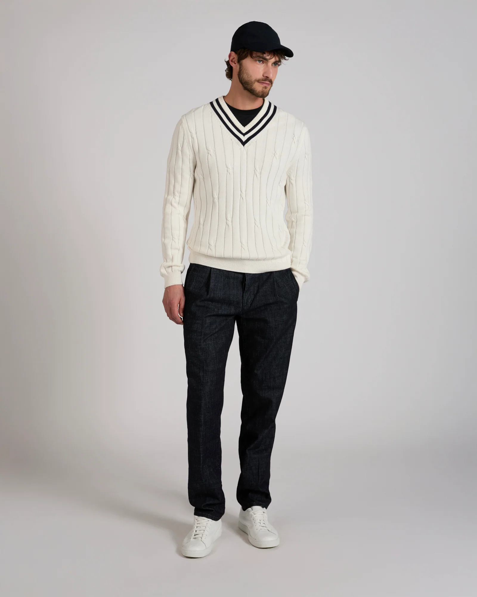 Slim fit cotton and silk jersey T-shirt - Image 5