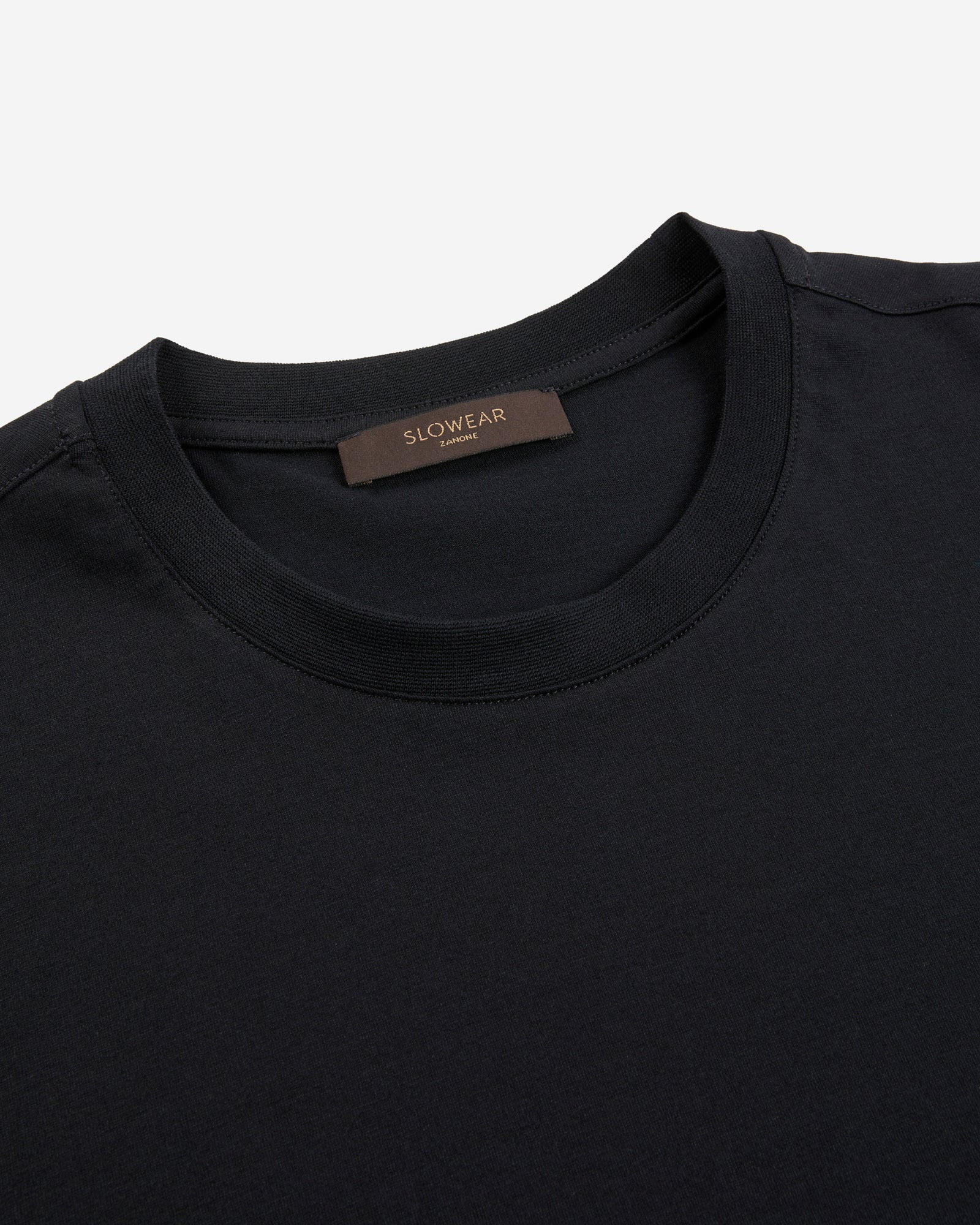 Slim fit cotton and silk jersey T-shirt - Image 6