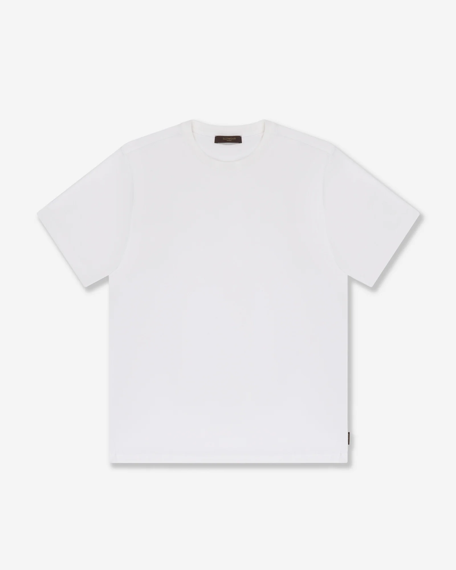 Slim fit cotton and silk jersey T-shirt
