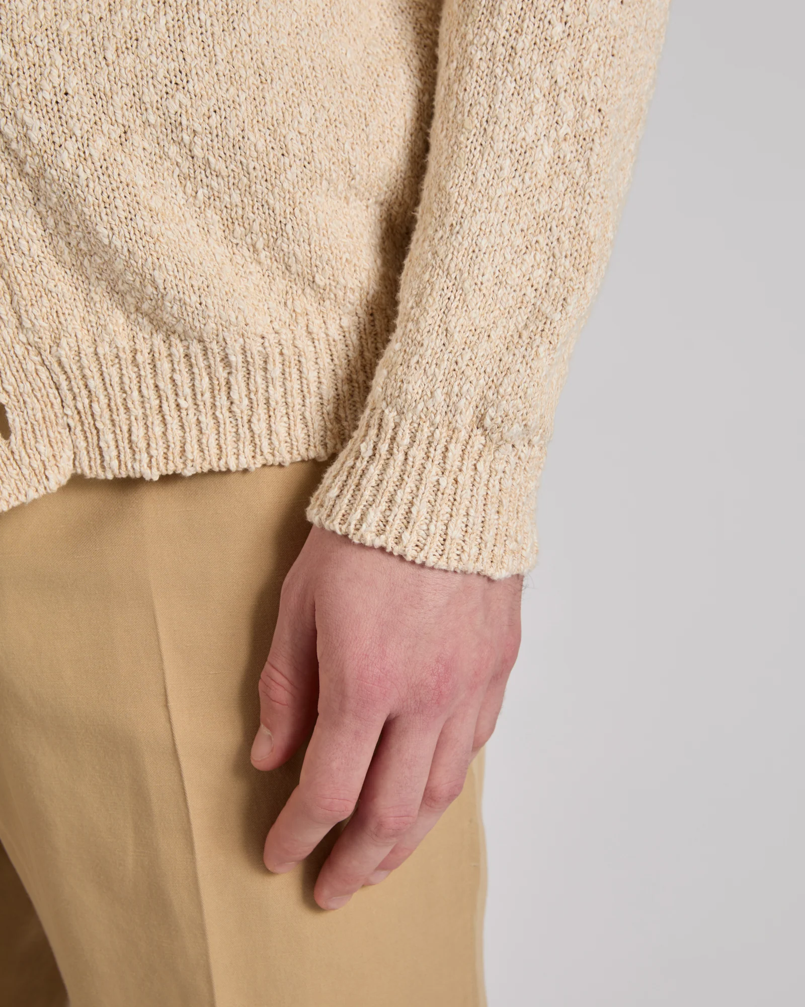 Slim fit cotton cardigan - Image 4