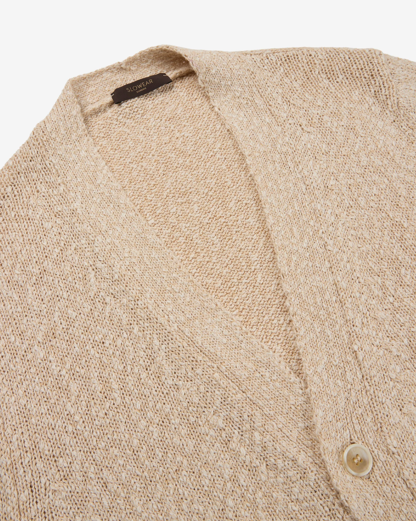 Slim fit cotton cardigan - Image 6