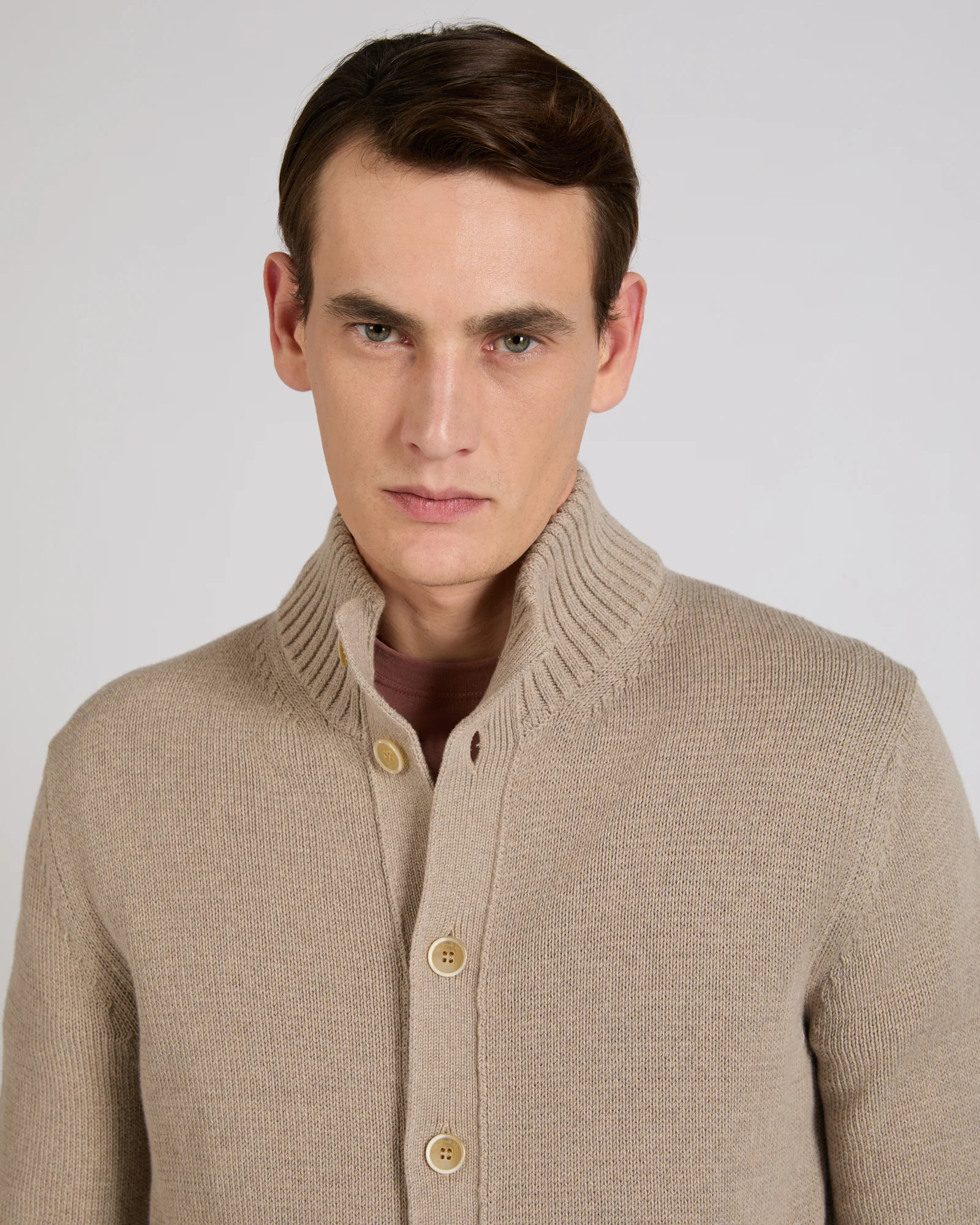 Slim fit cotton chioto cardigan - Image 4