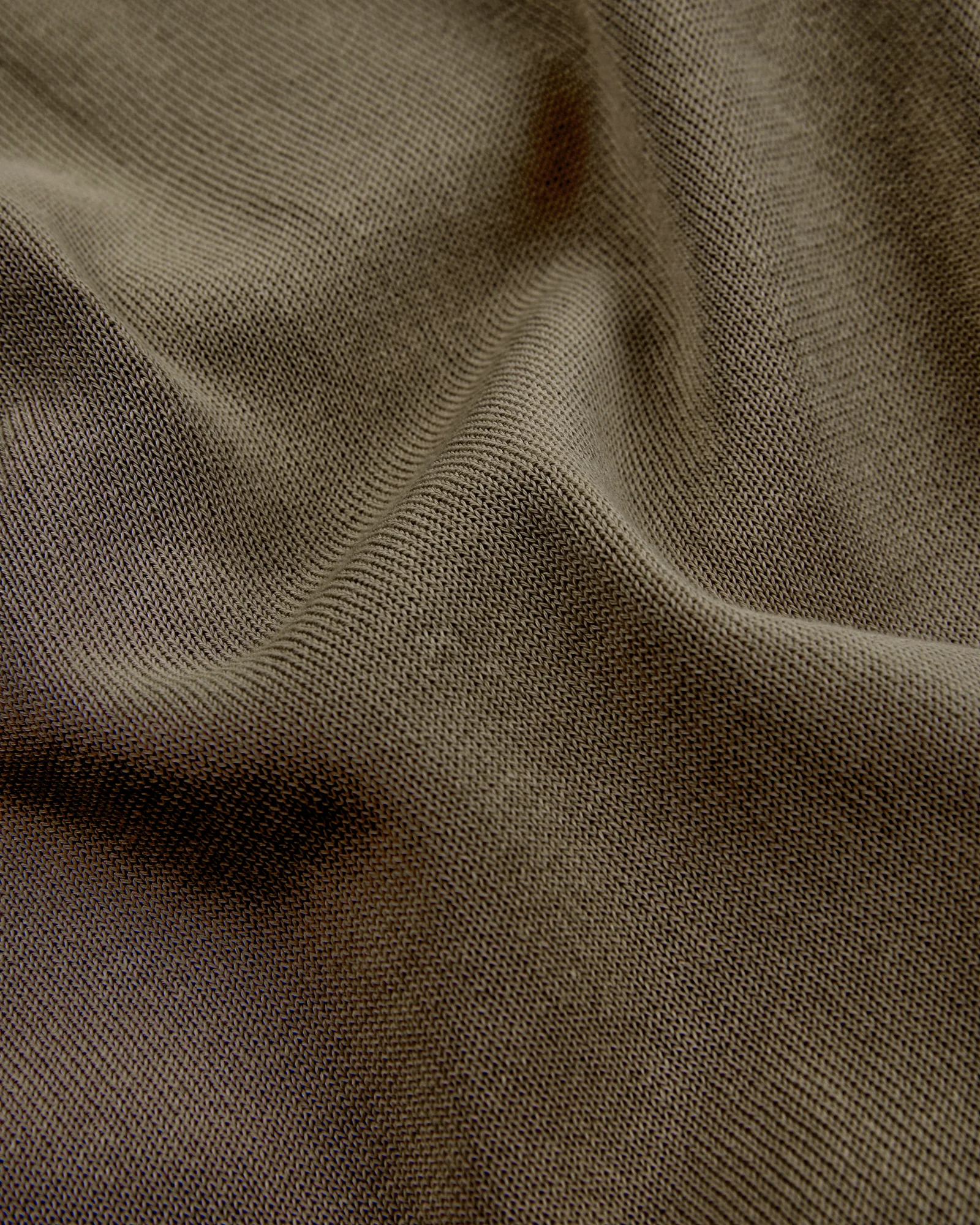 Slim fit cotton crepe crew-neck jumper - Image 7