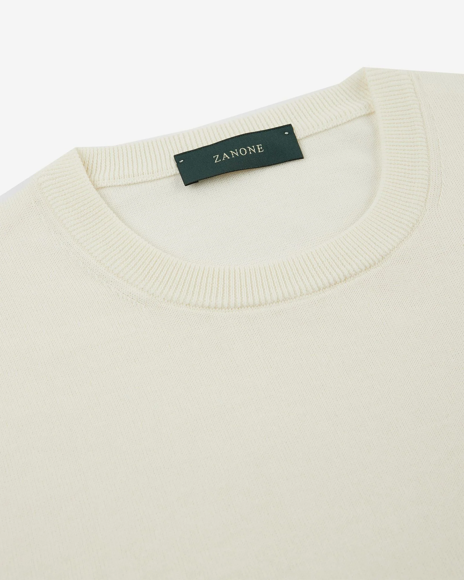 Slim-fit cotton crêpe crewneck jumper - Image 6