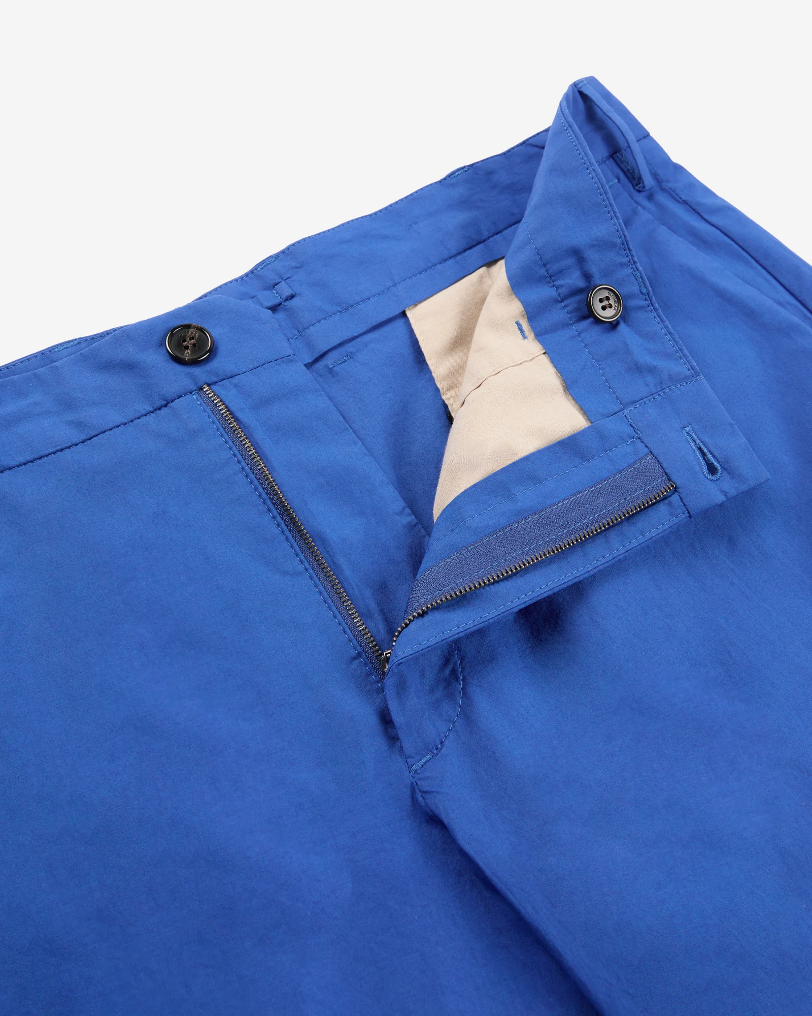 Slim fit cotton poplin Bermuda shorts - Image 6