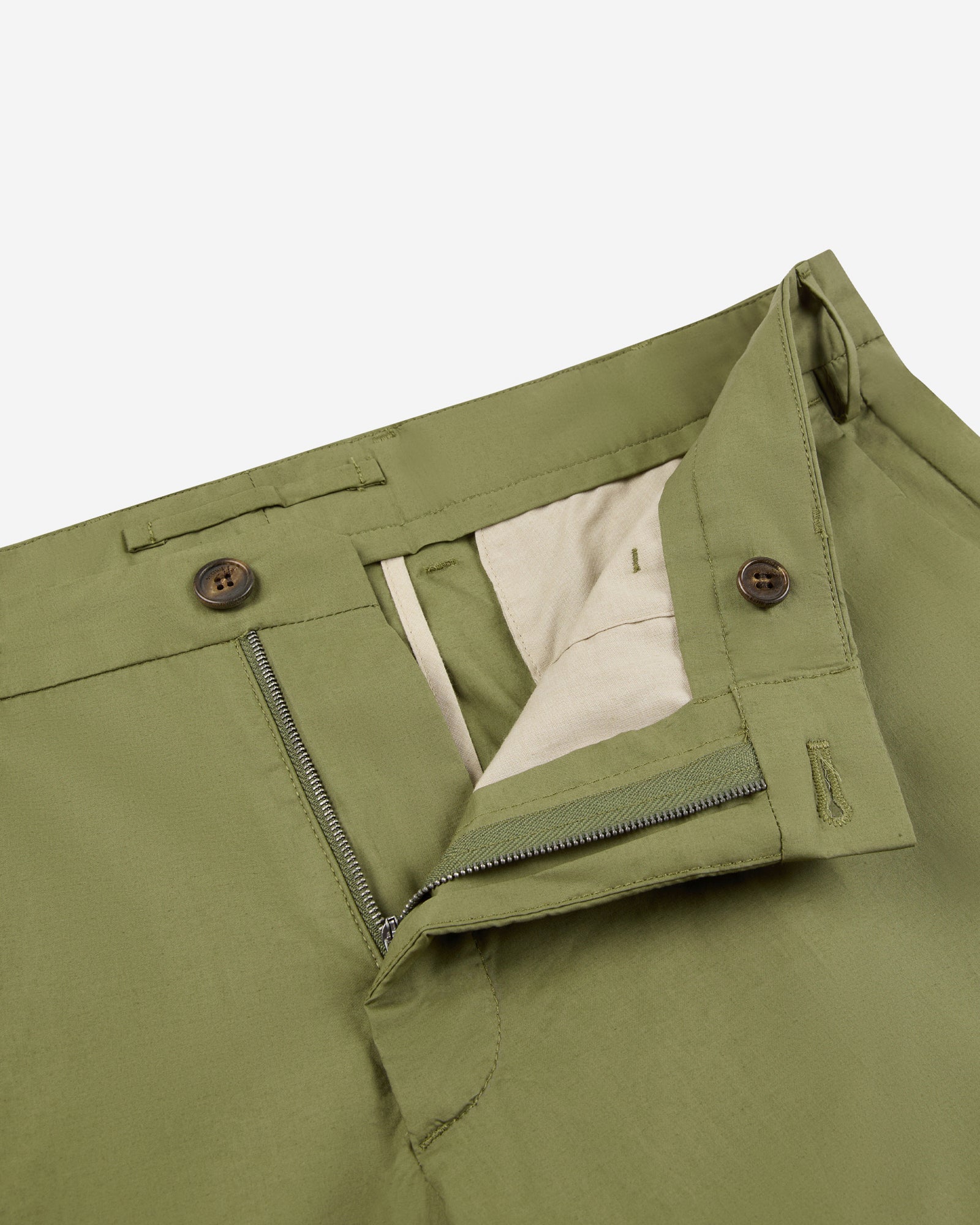 Slim fit cotton poplin Bermuda shorts - Image 6