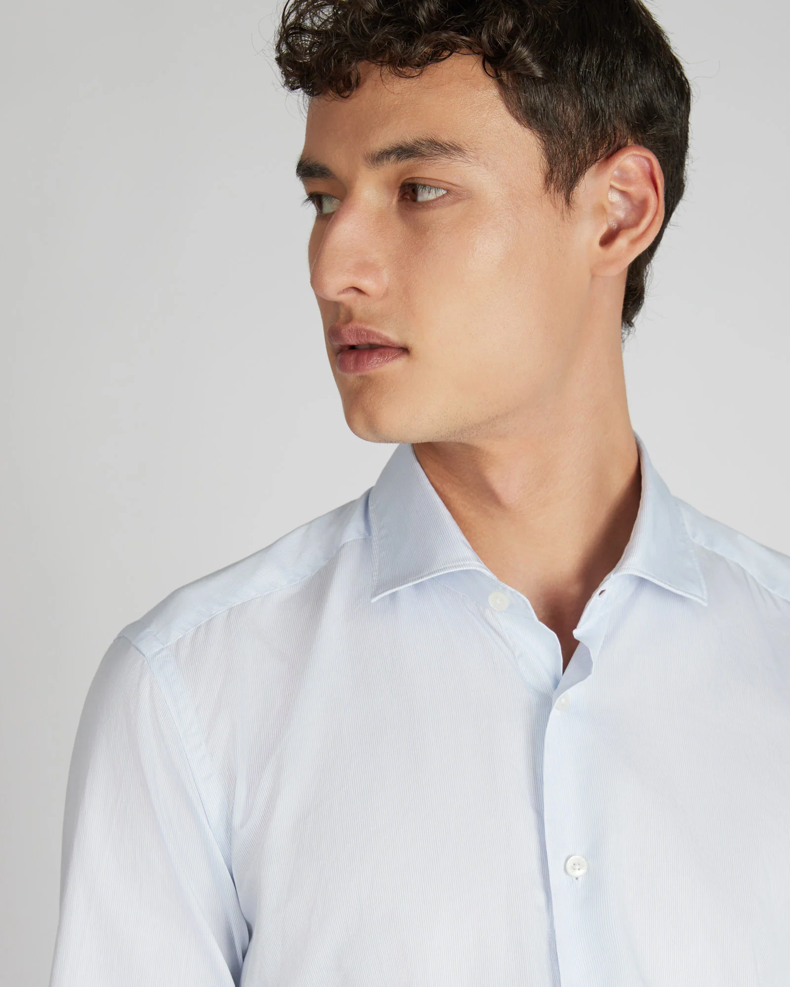 Slim fit cotton shirt - Image 4