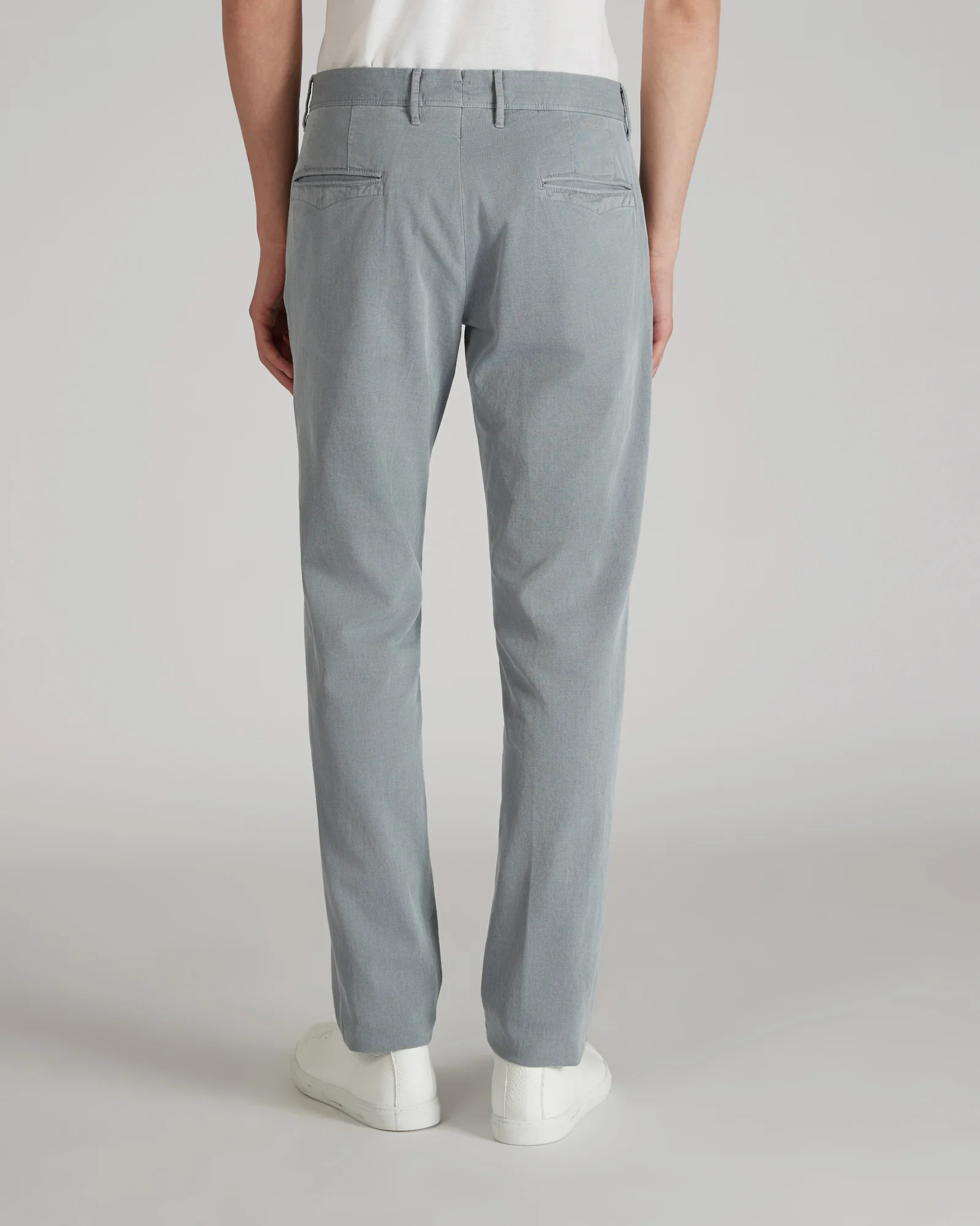 Slim-fit cotton twill trousers - Image 3