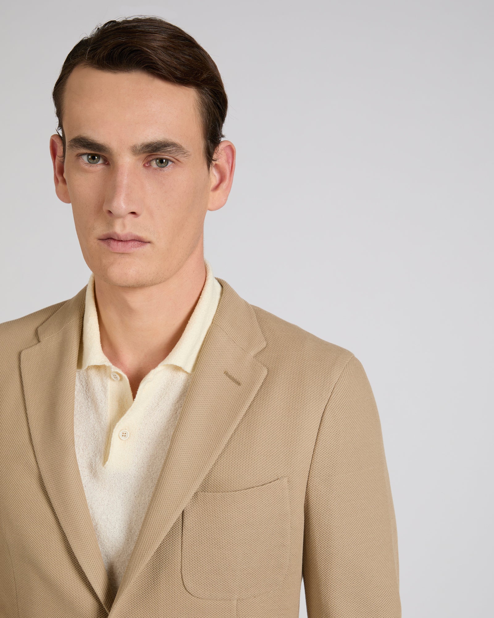 Slim fit English-rib knit jersey jacket - Image 4