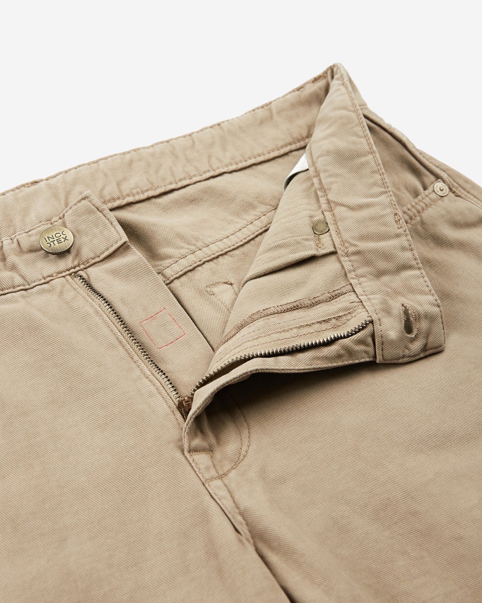Slim-fit five-pocket trousers in cotton and cashmere - Image 6