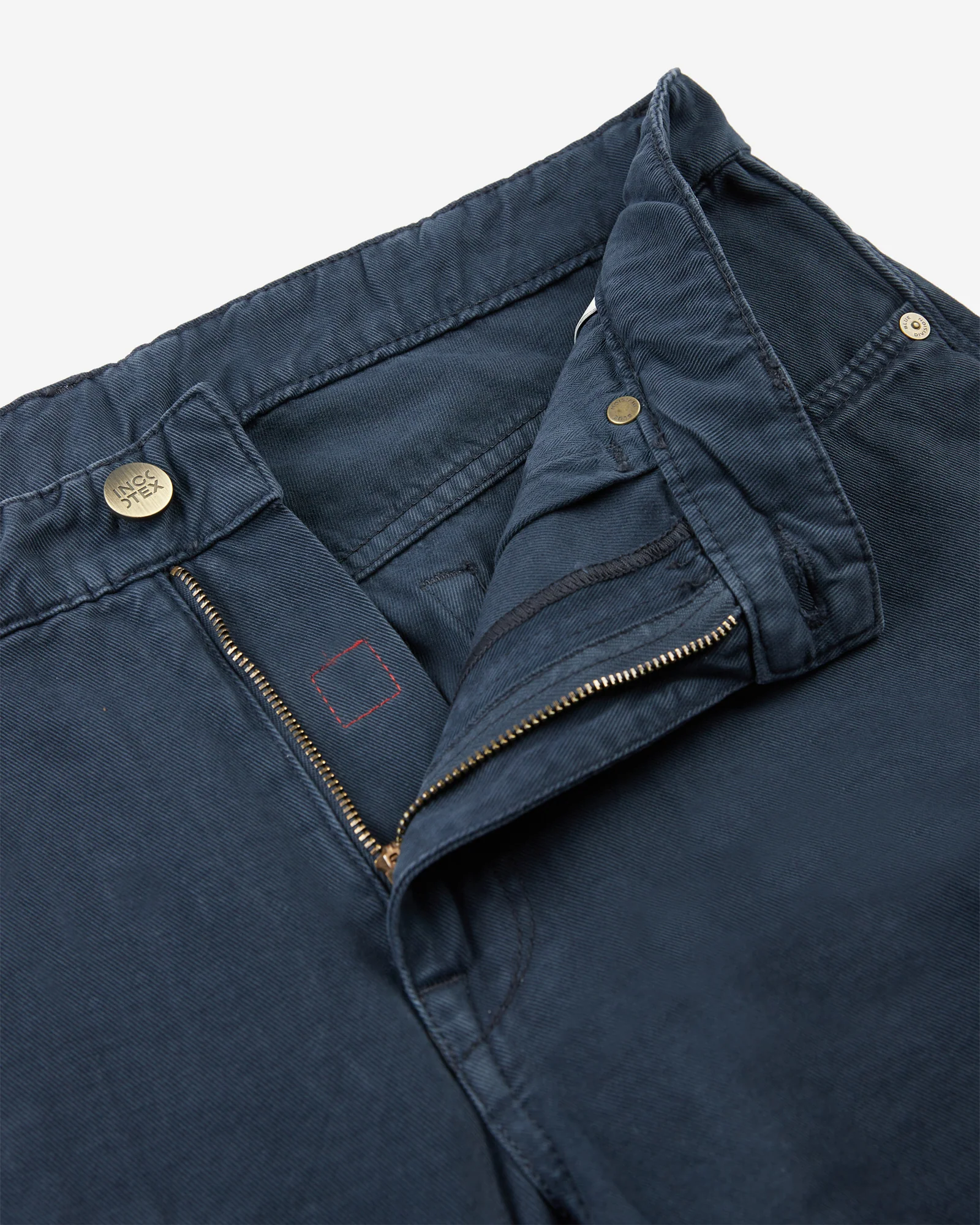 Slim-fit five-pocket trousers in cotton and cashmere - Image 6