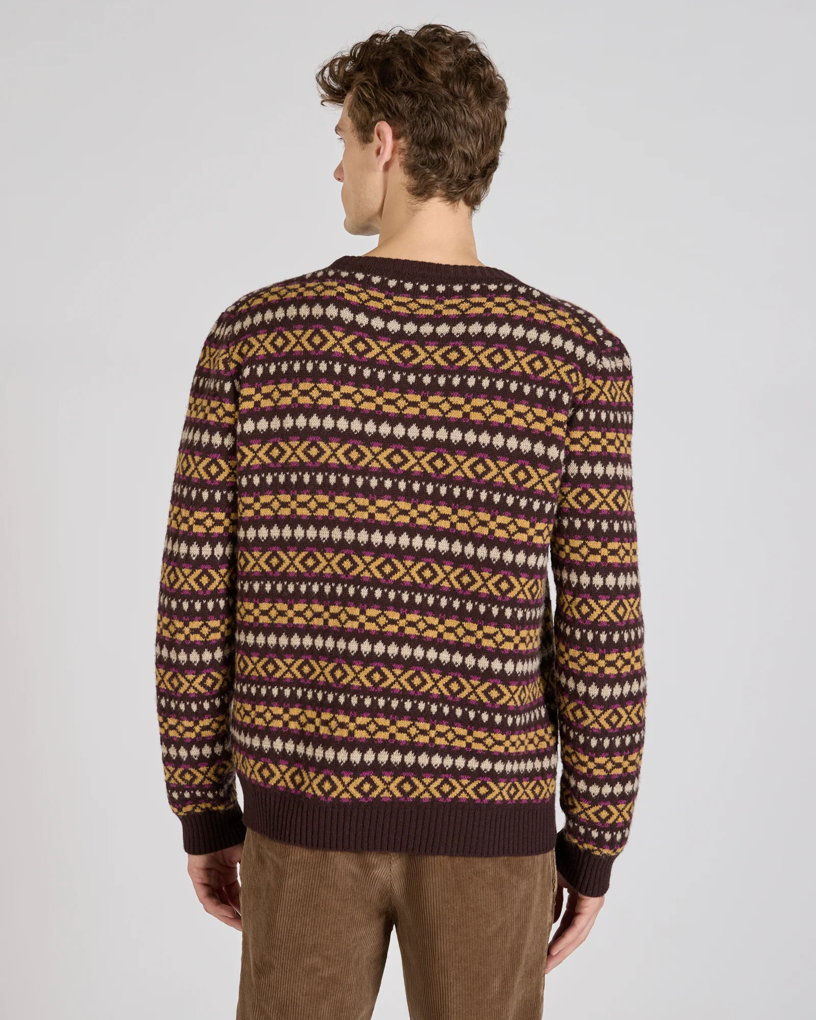 Slim fit Geelong wool crew neck sweater - Image 3