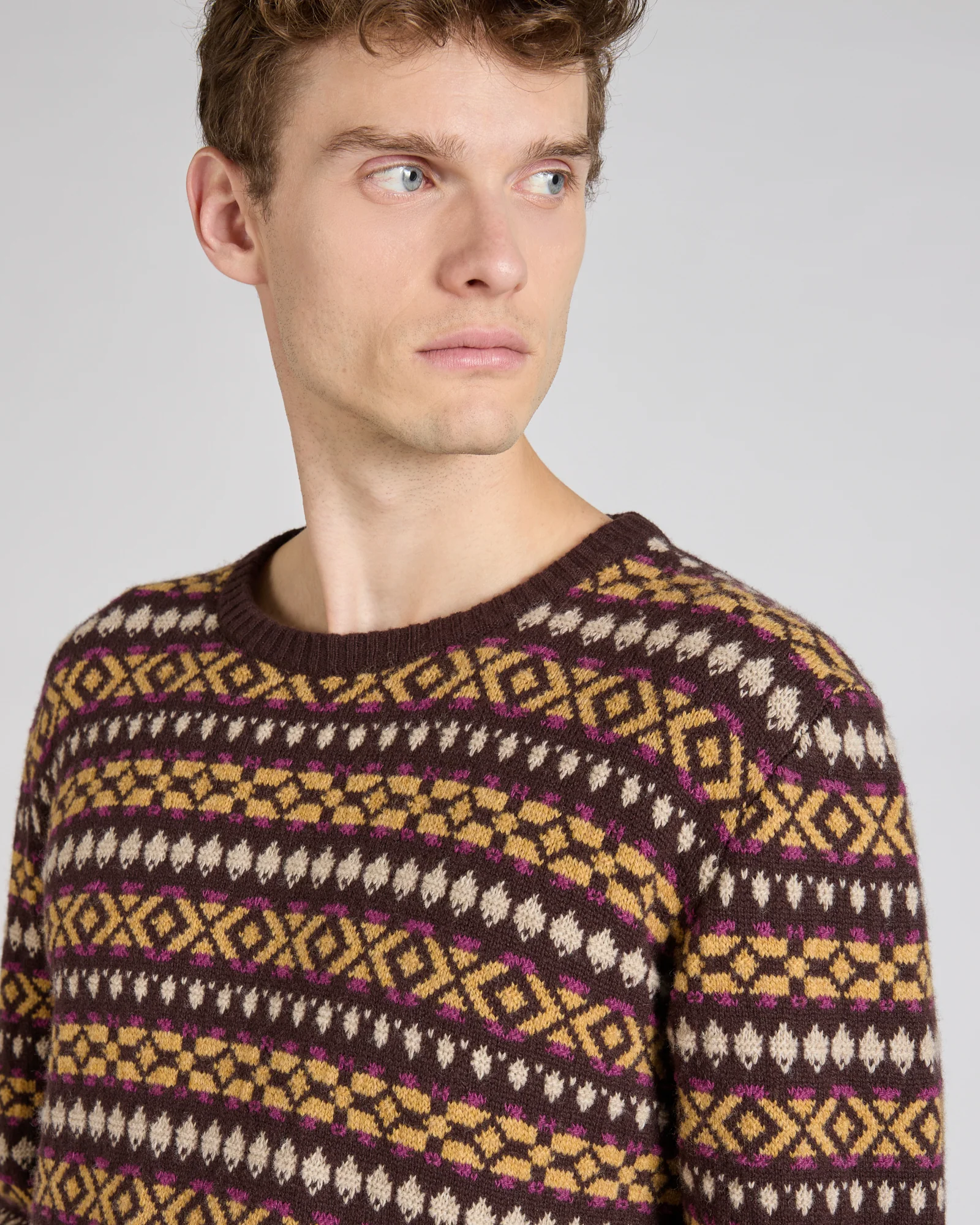 Slim fit Geelong wool crew neck sweater - Image 4
