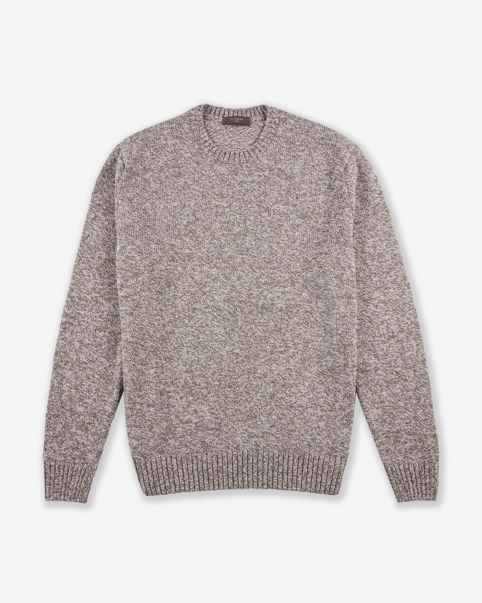 Slim fit Geelong wool crewneck sweater