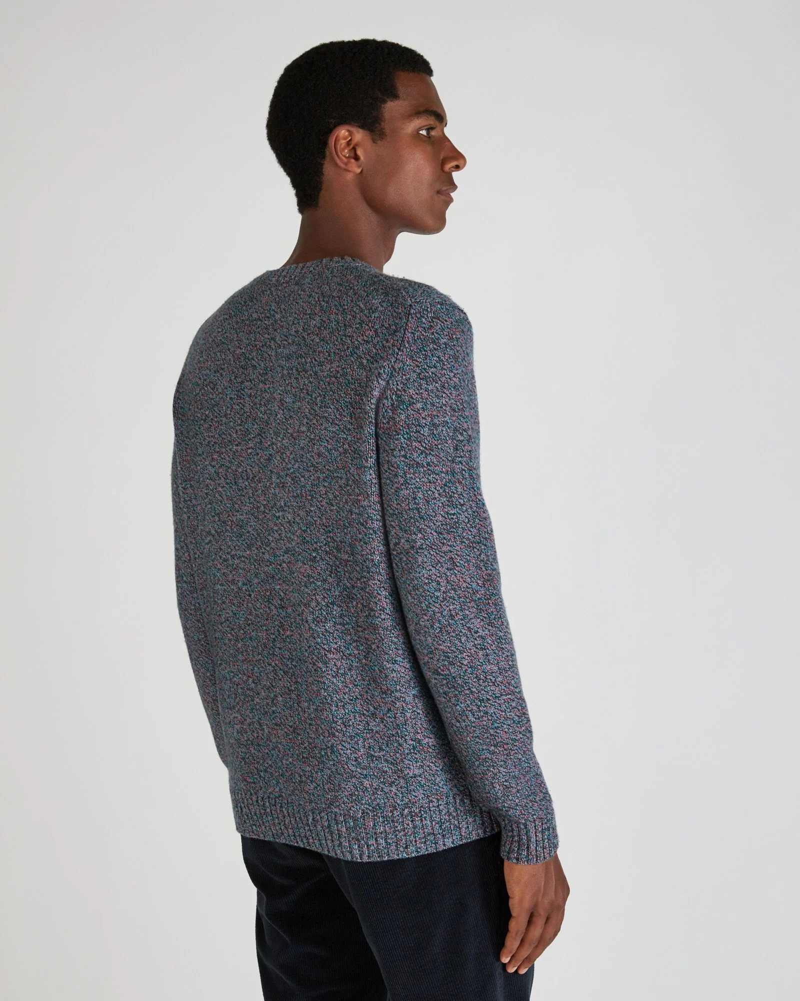 Slim fit Geelong wool crewneck sweater - Image 3