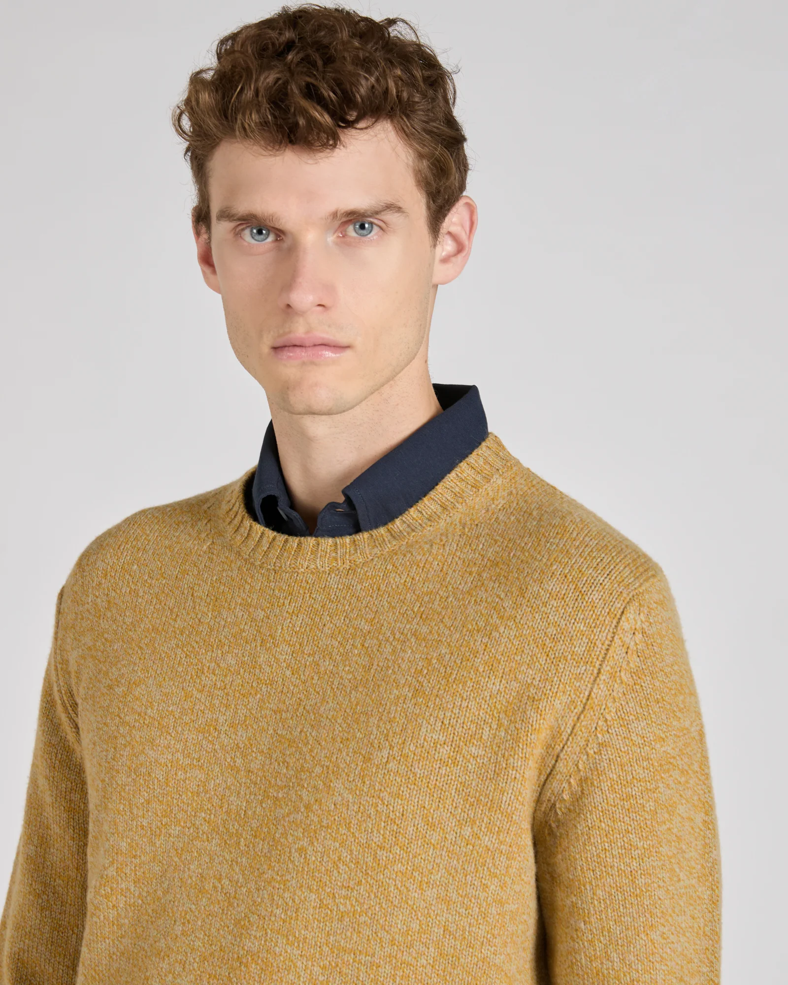 Slim fit Geelong wool crewneck sweater - Image 4
