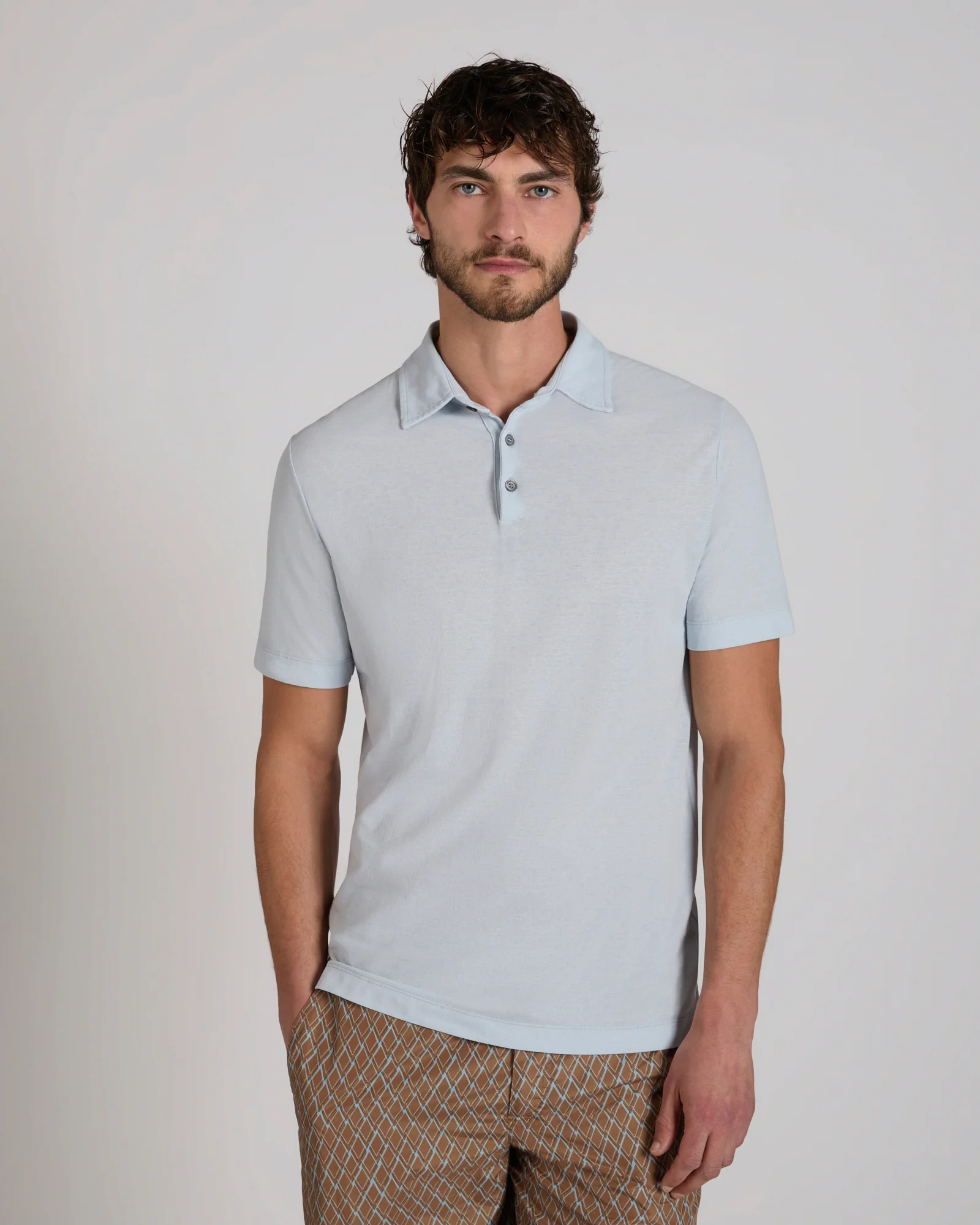 Slim fit IceCotton polo shirt - Image 2