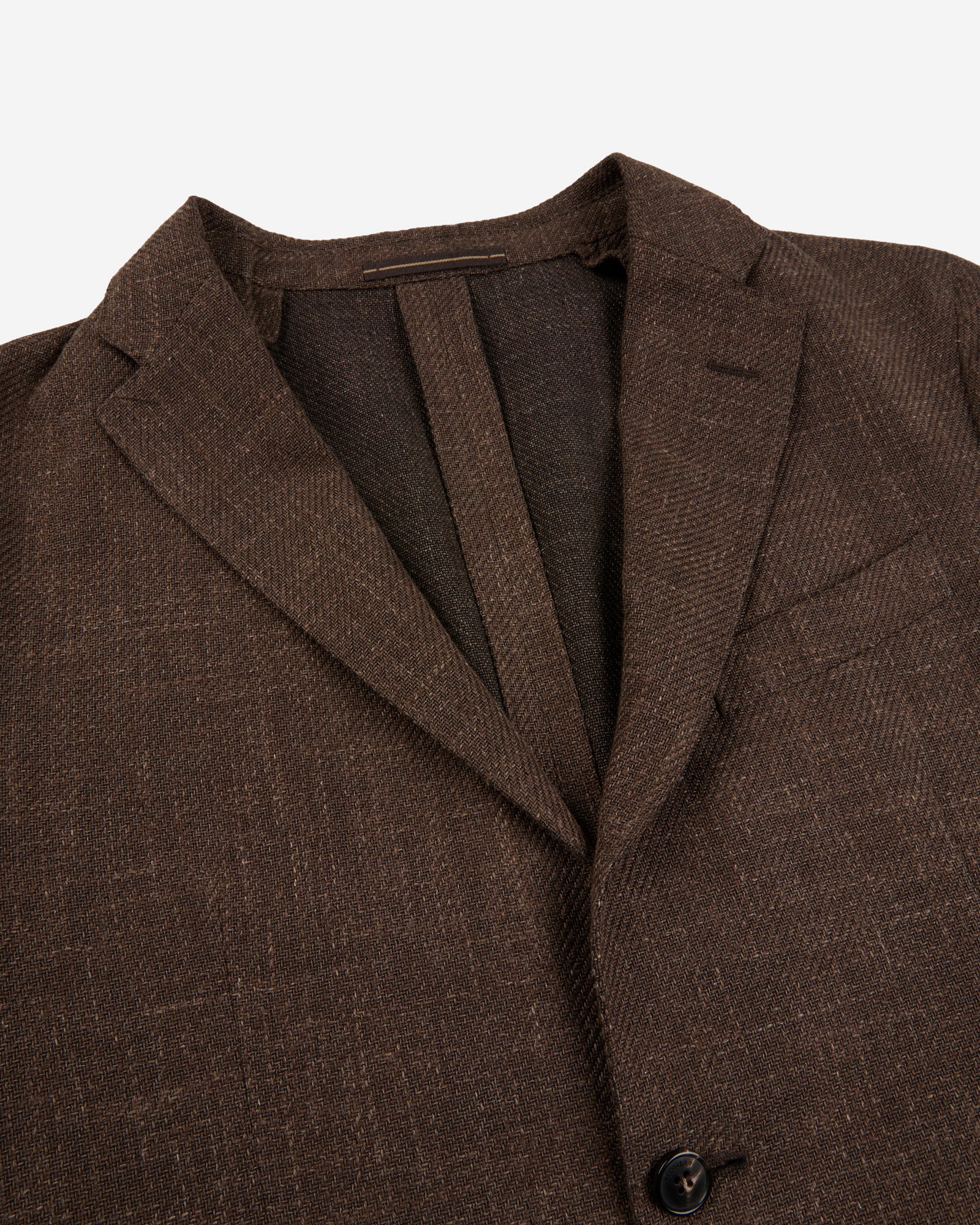 Slim fit mélange effect cotton jacket - Image 6