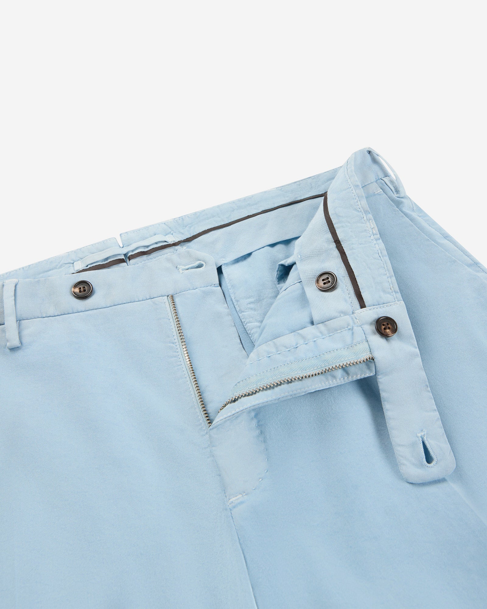 Slim fit organic cotton trousers - Image 6