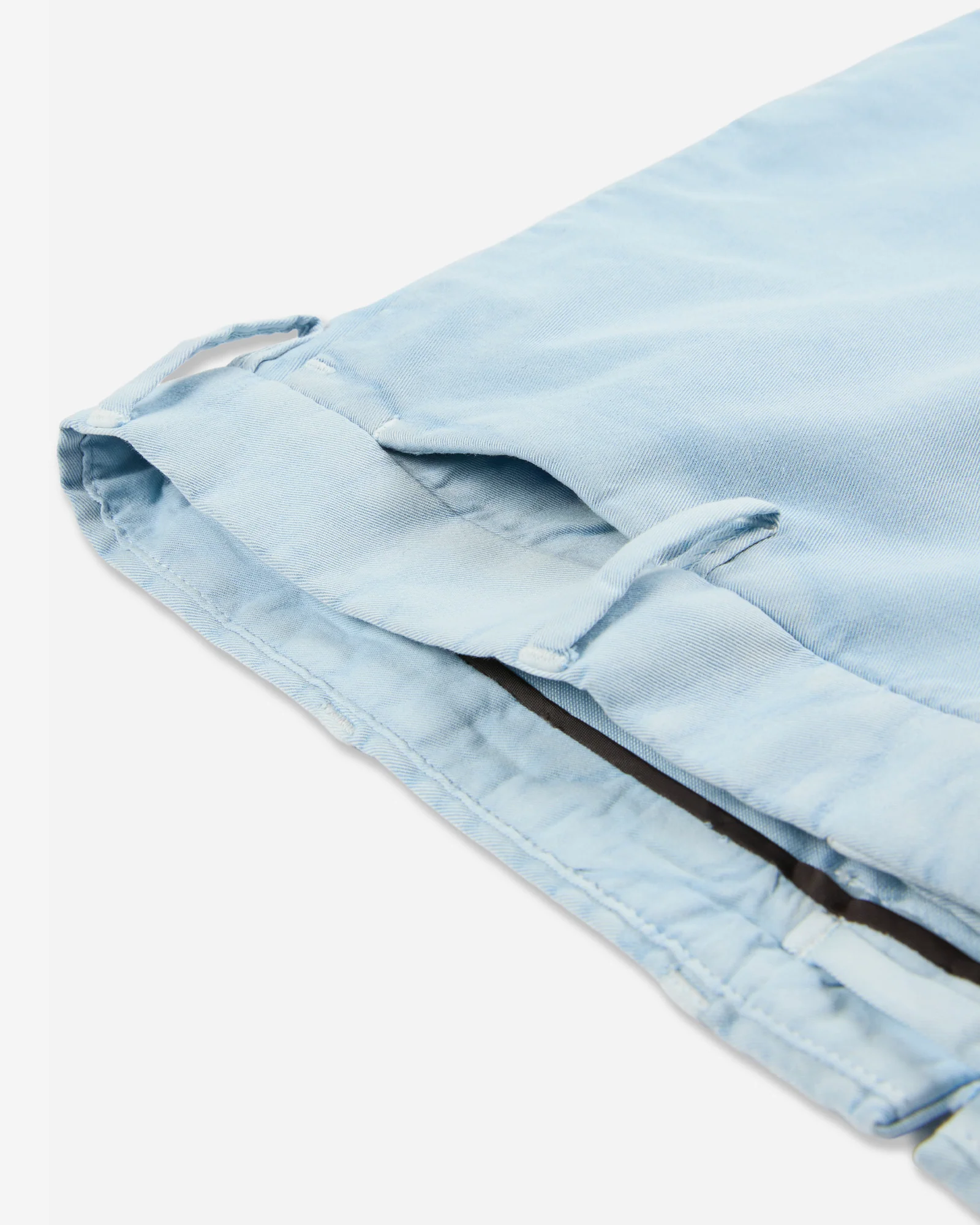 Slim fit organic cotton trousers - Image 7
