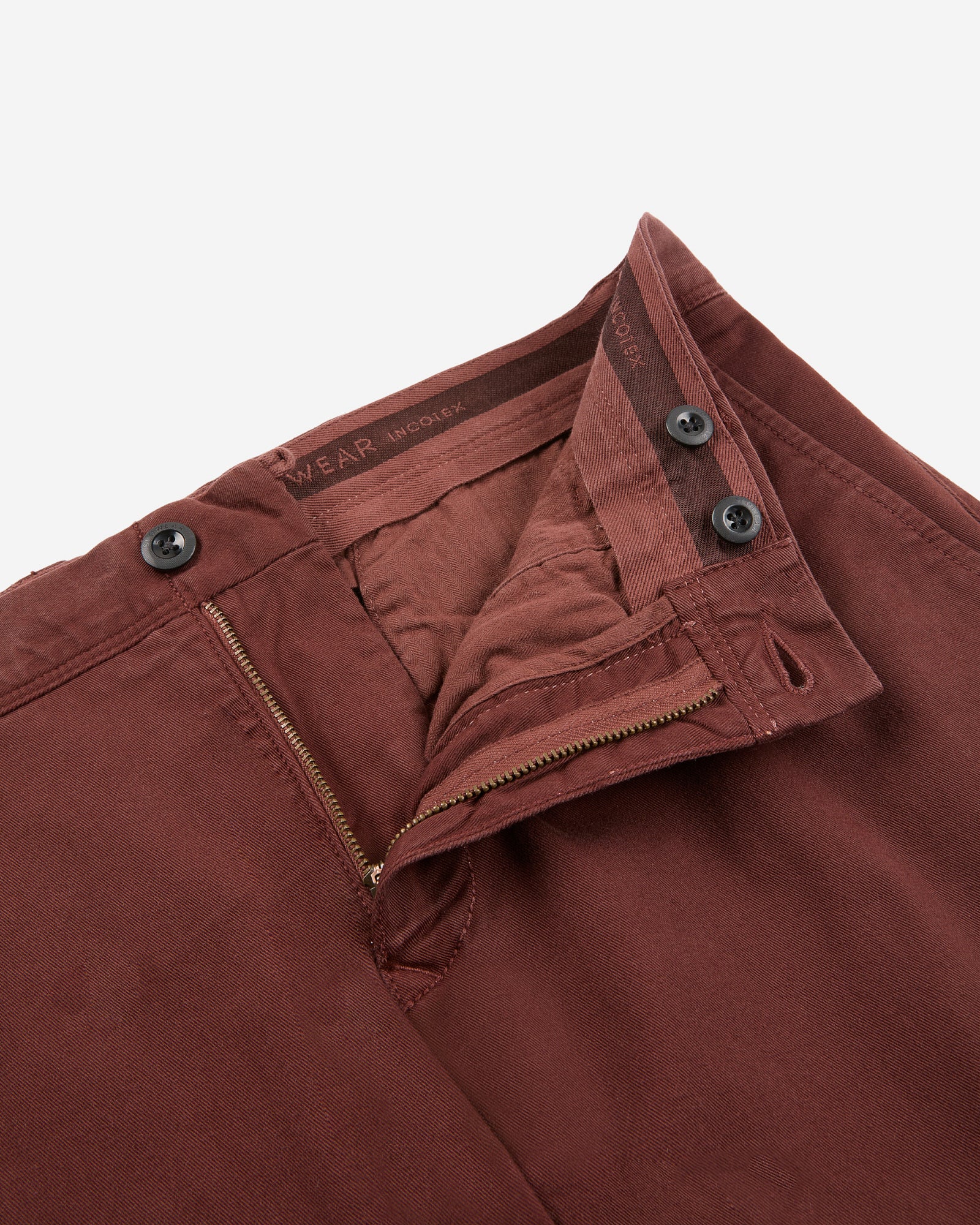Slim fit organic cotton twill trousers - Image 6