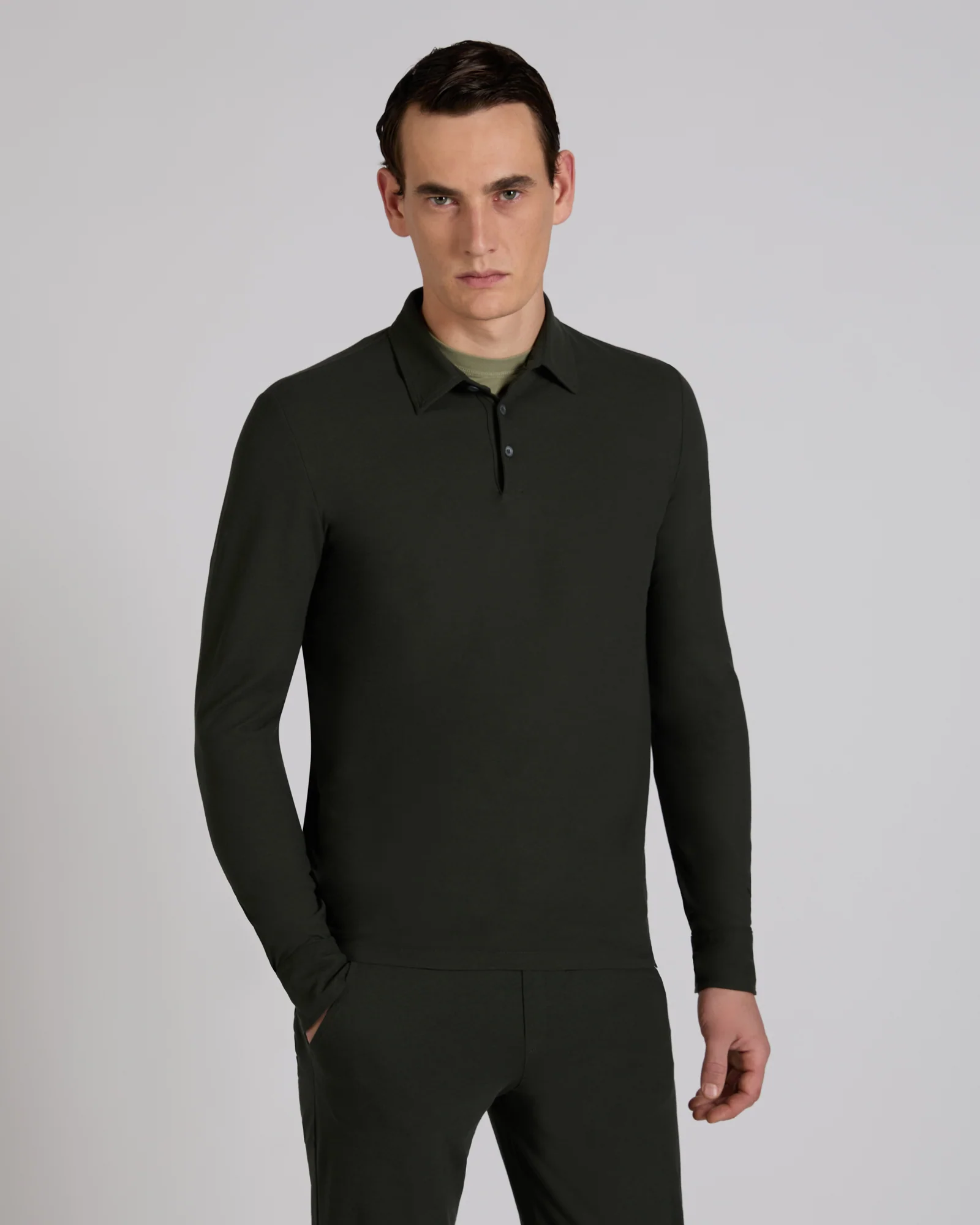 Slim fit IceCotton polo shirt - Image 2