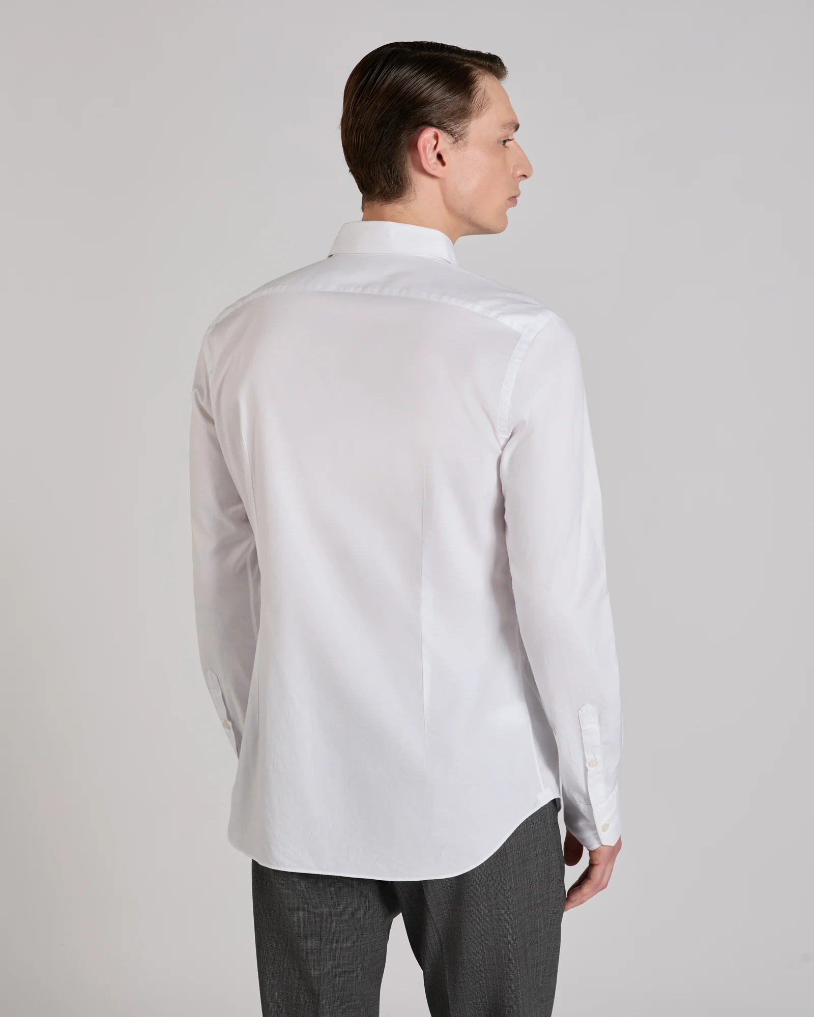 Slim fit Oxford cotton shirt - Image 3