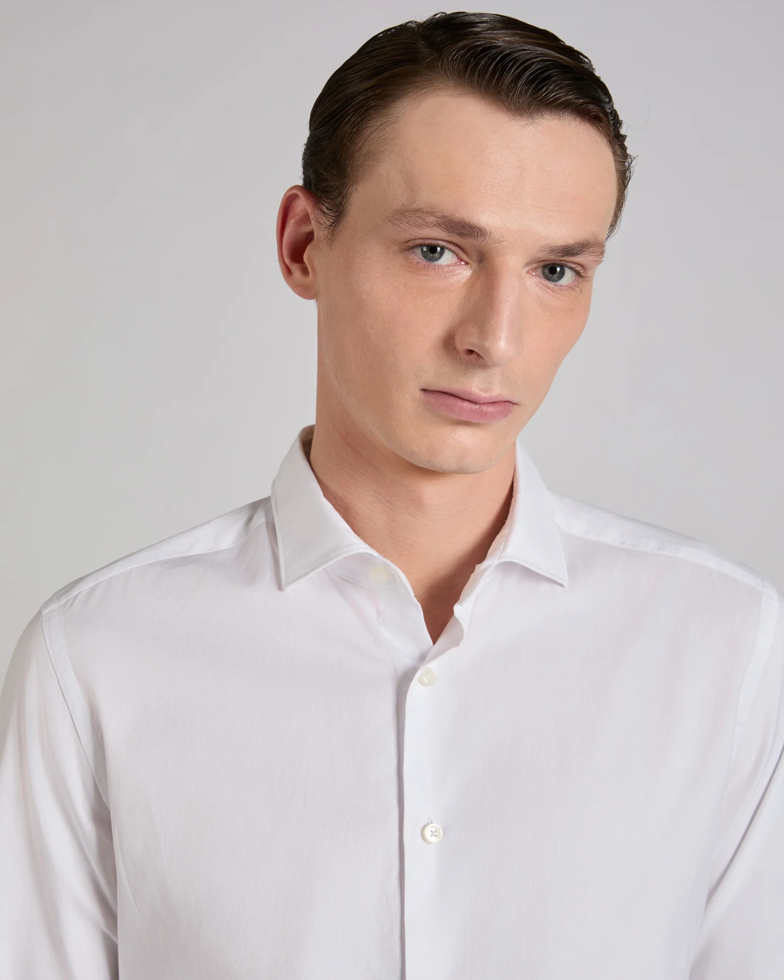 Slim fit Oxford cotton shirt - Image 4