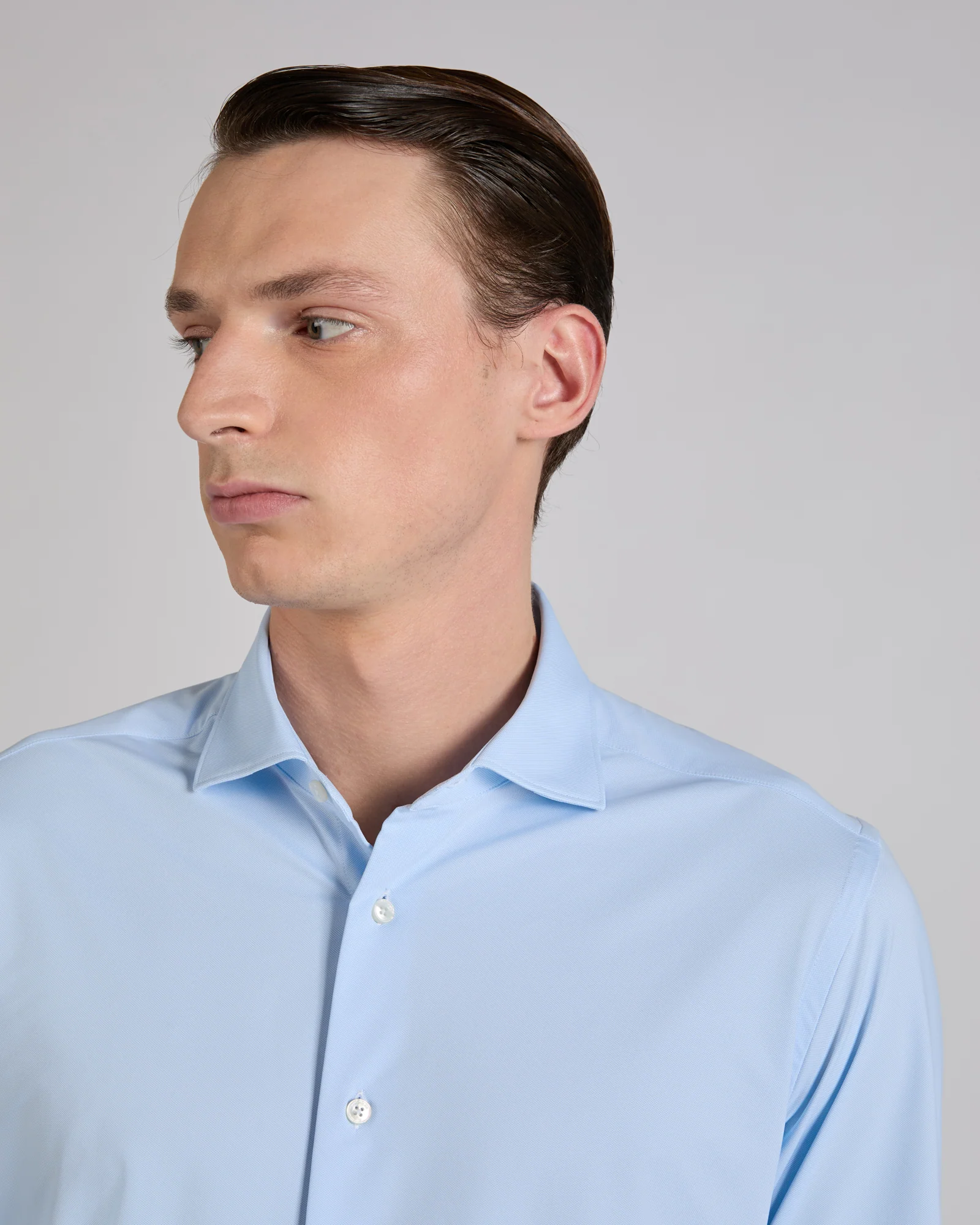 Slim fit technical fabric shirt - Image 4