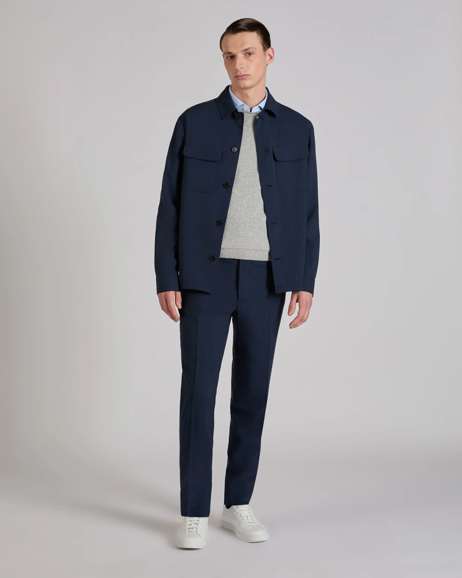 Slim fit technical fabric shirt - Image 5