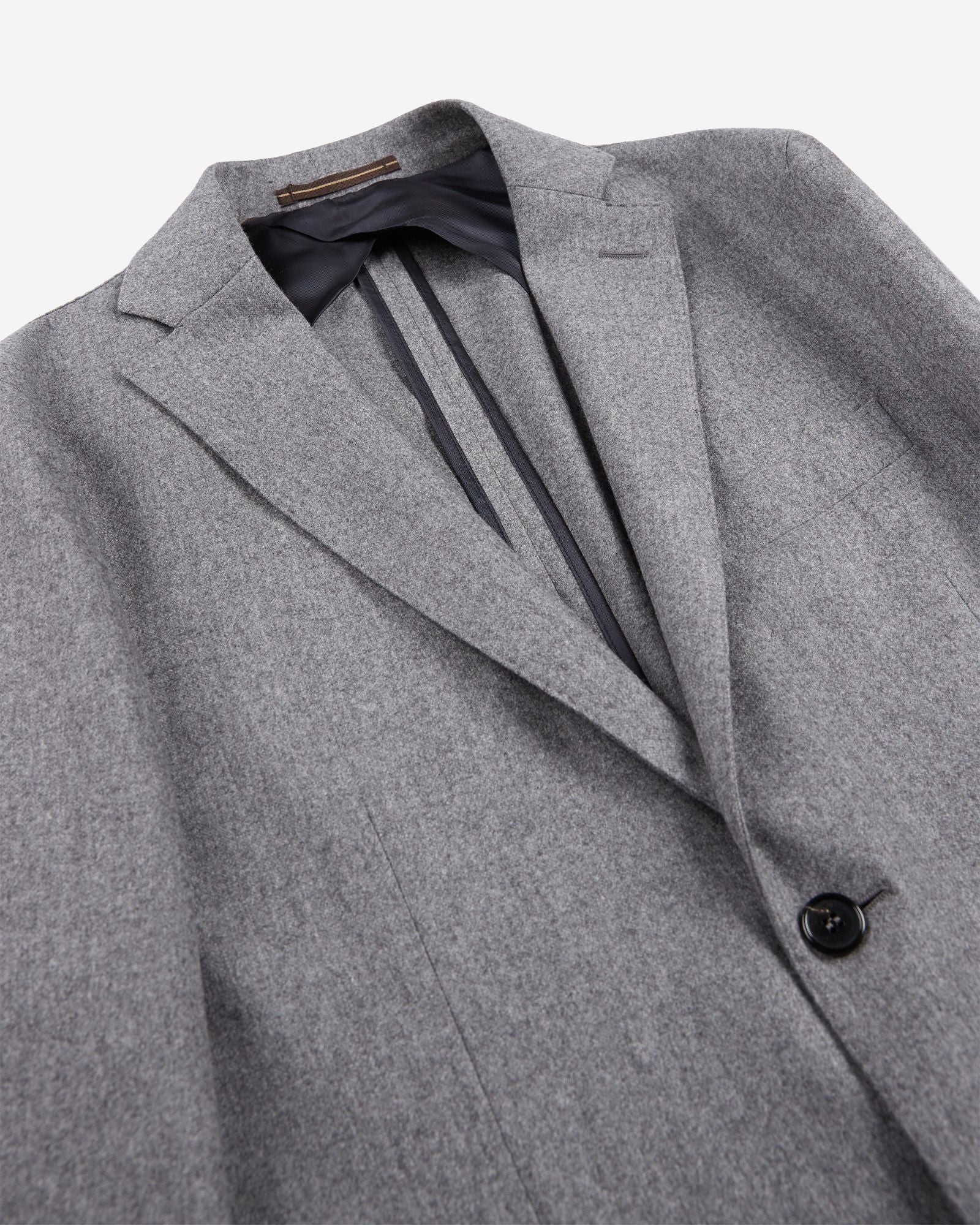 Slim fit wool and cashmere flannel jacket - Image 6