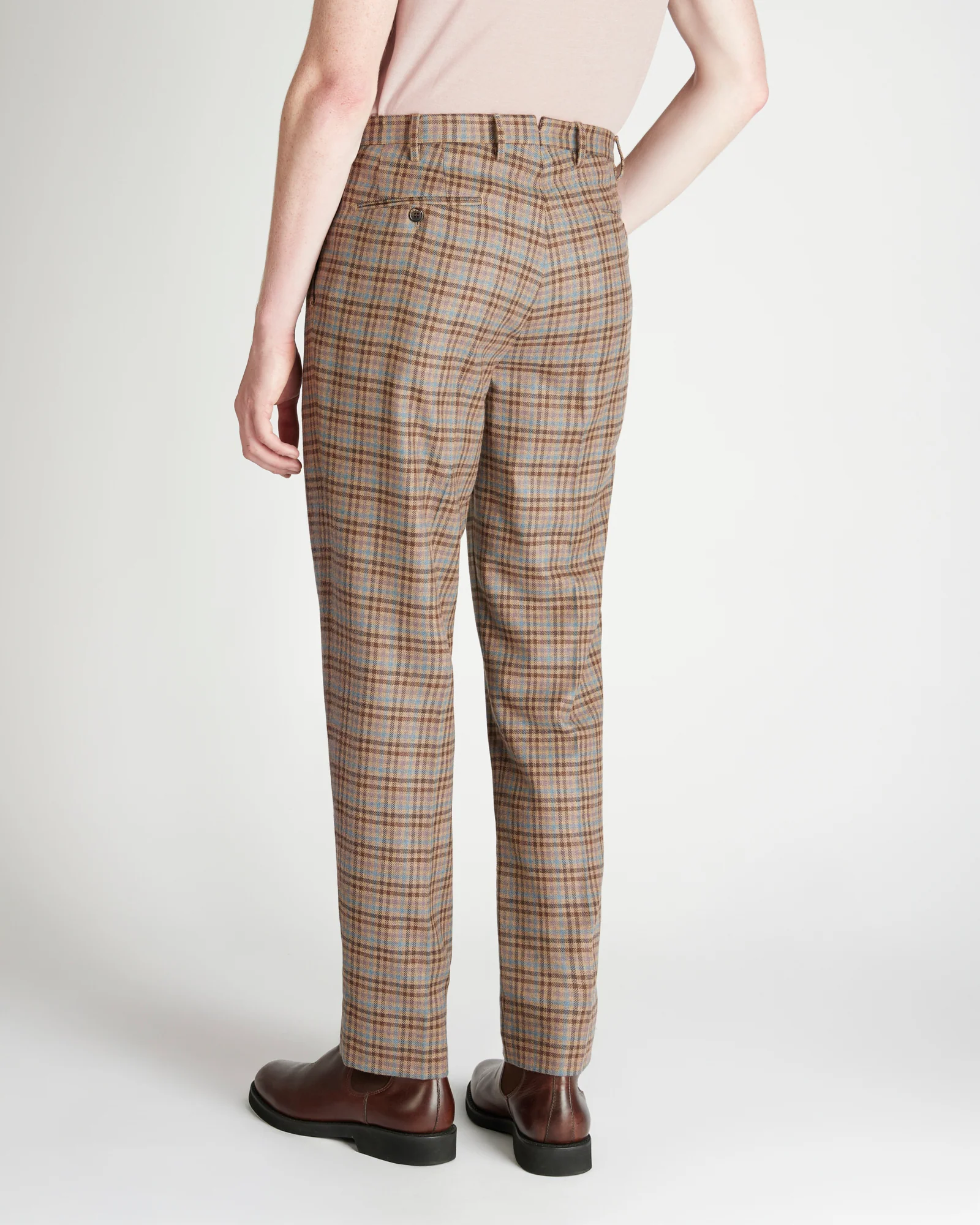 Regular fit wool and cashmere trousers - Image 3