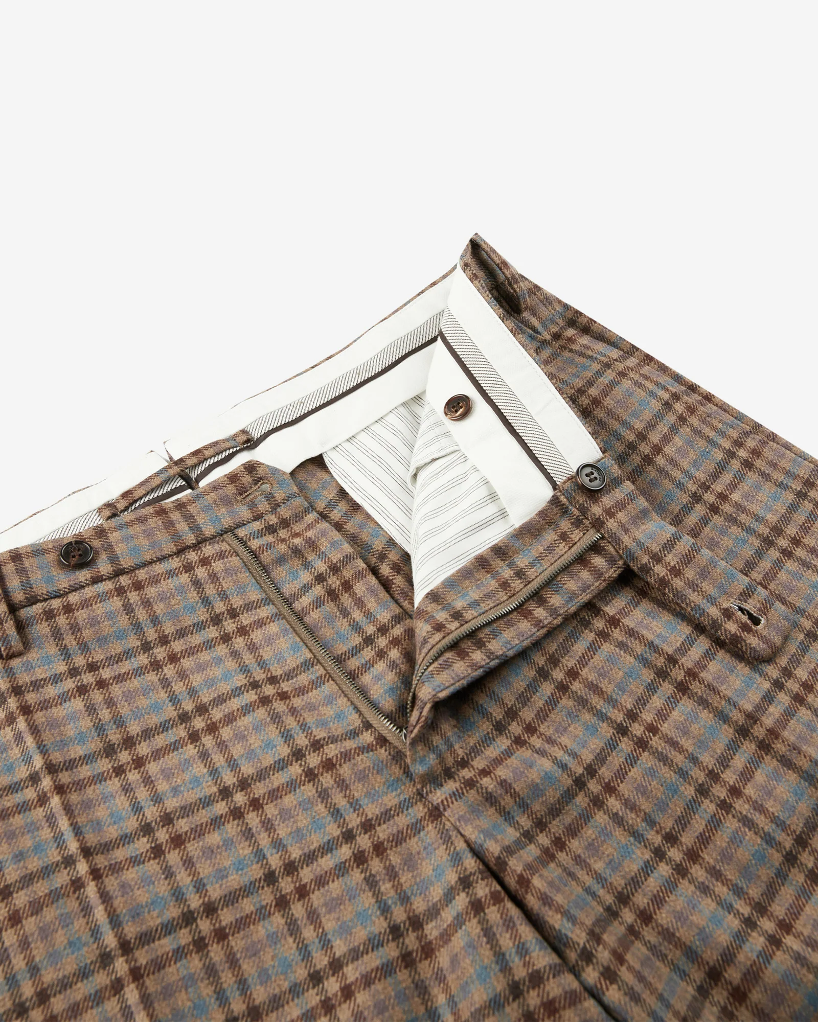 Regular fit wool and cashmere trousers - Image 6