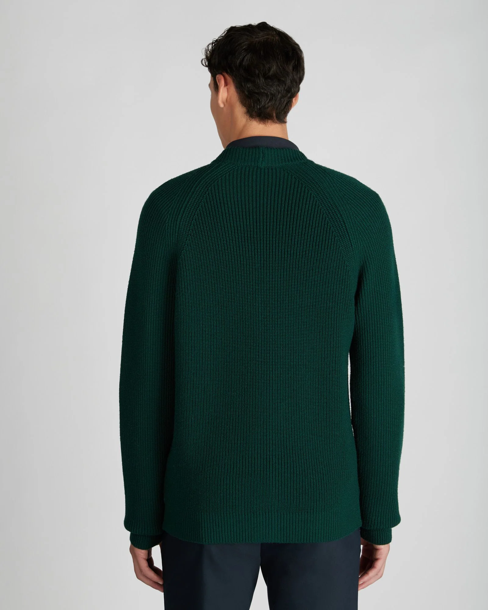 Slim fit wool cardigan - Image 3