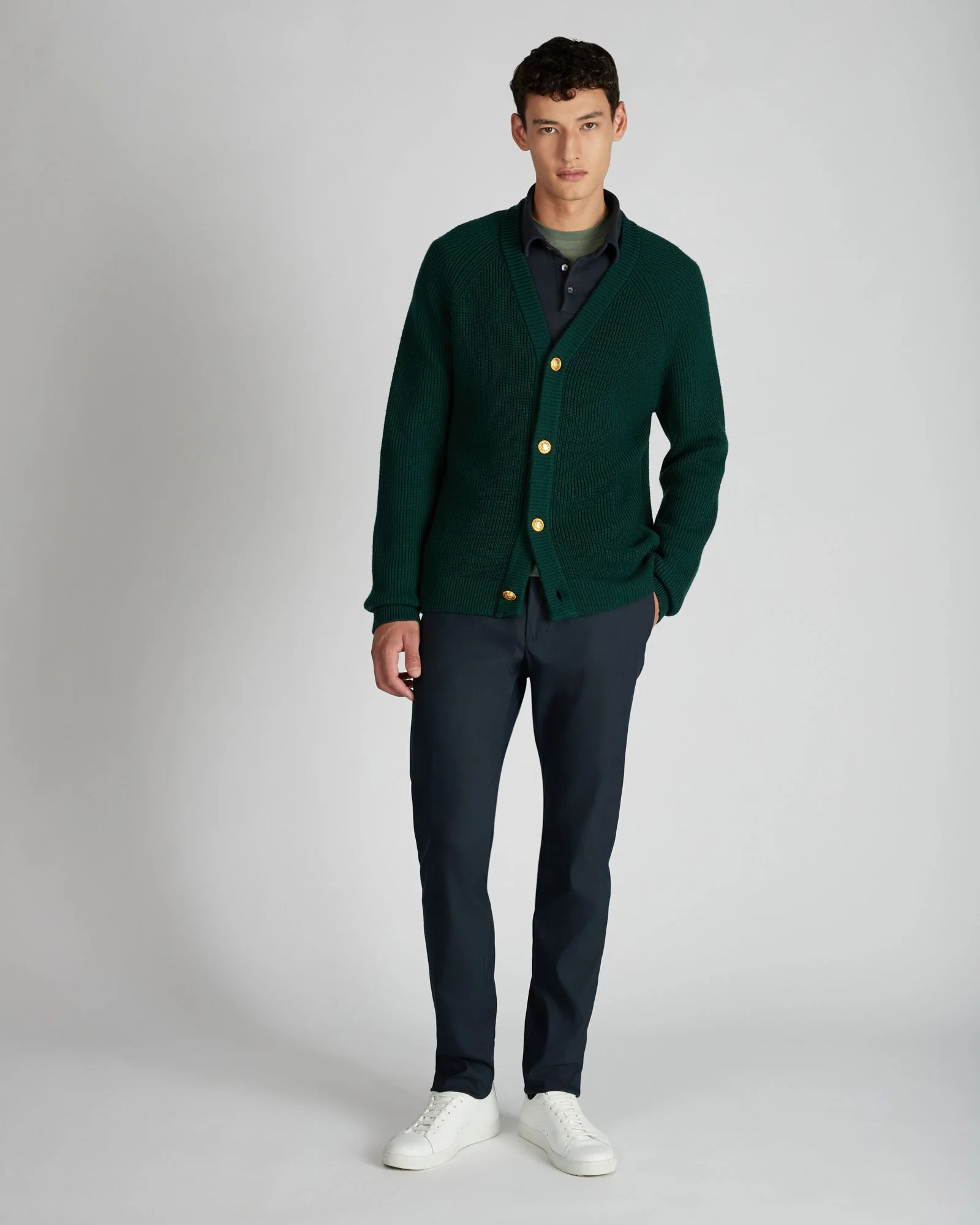 Slim fit wool cardigan - Image 5