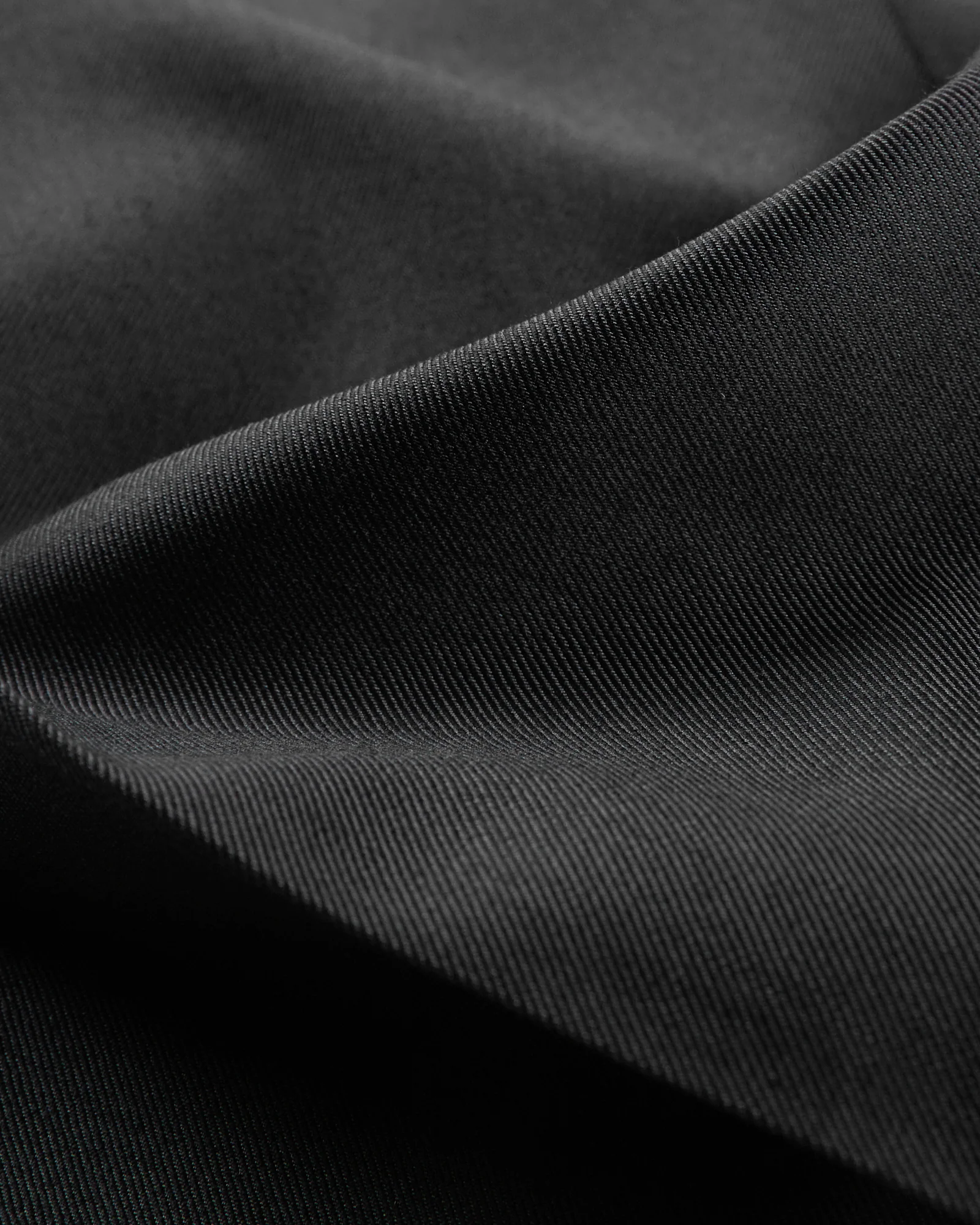 Straight fit wool and silk twill trousers - Image 7