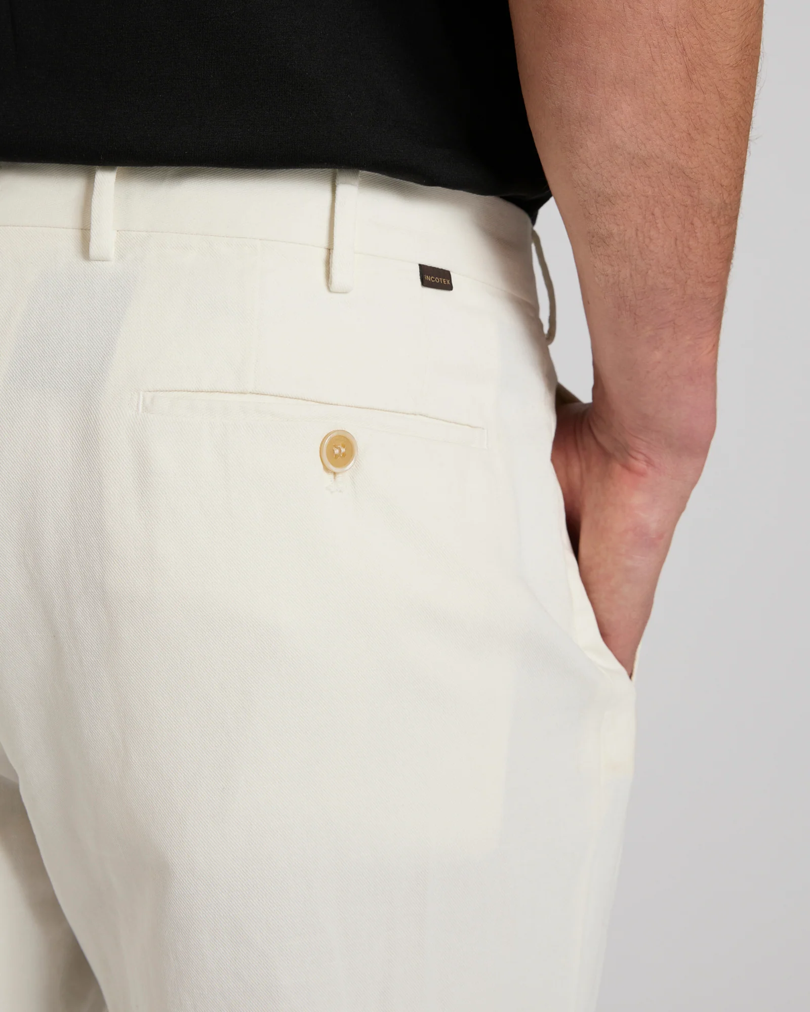 Tapered fit Chinolino ice crĂȘpe trousers - Image 4